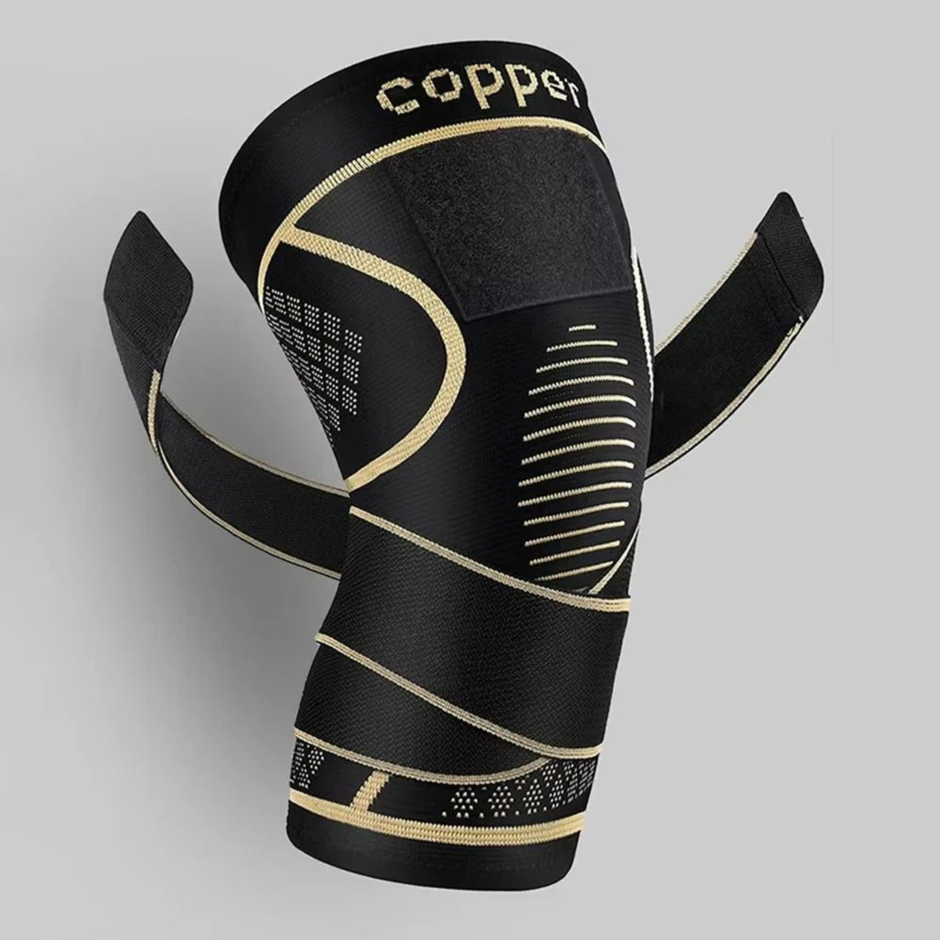 Copper Knee Brace With Compression Strap For Men And Women 7