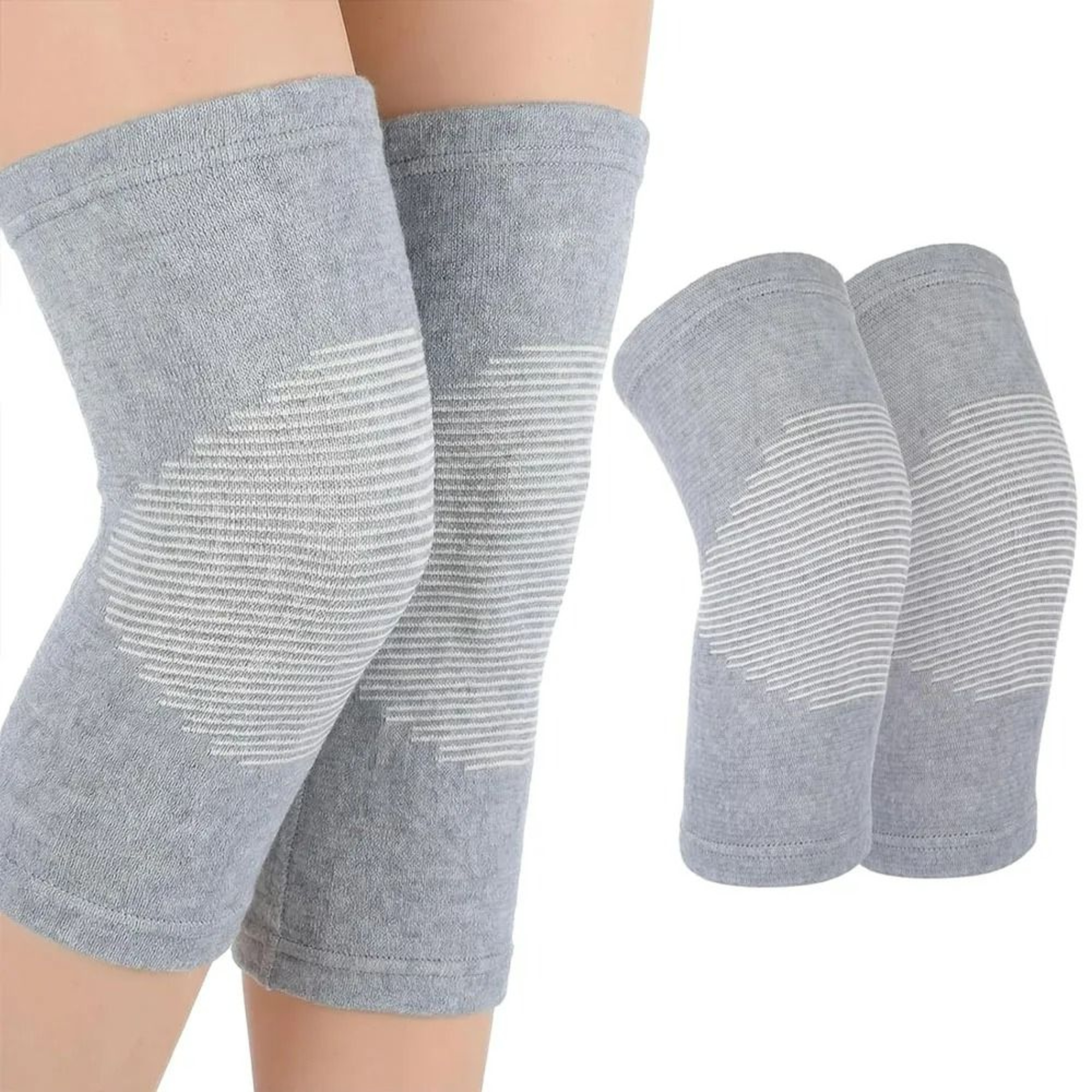 Breathable Bamboo Compression Knee Sleeves And Warm Knee Brace 0