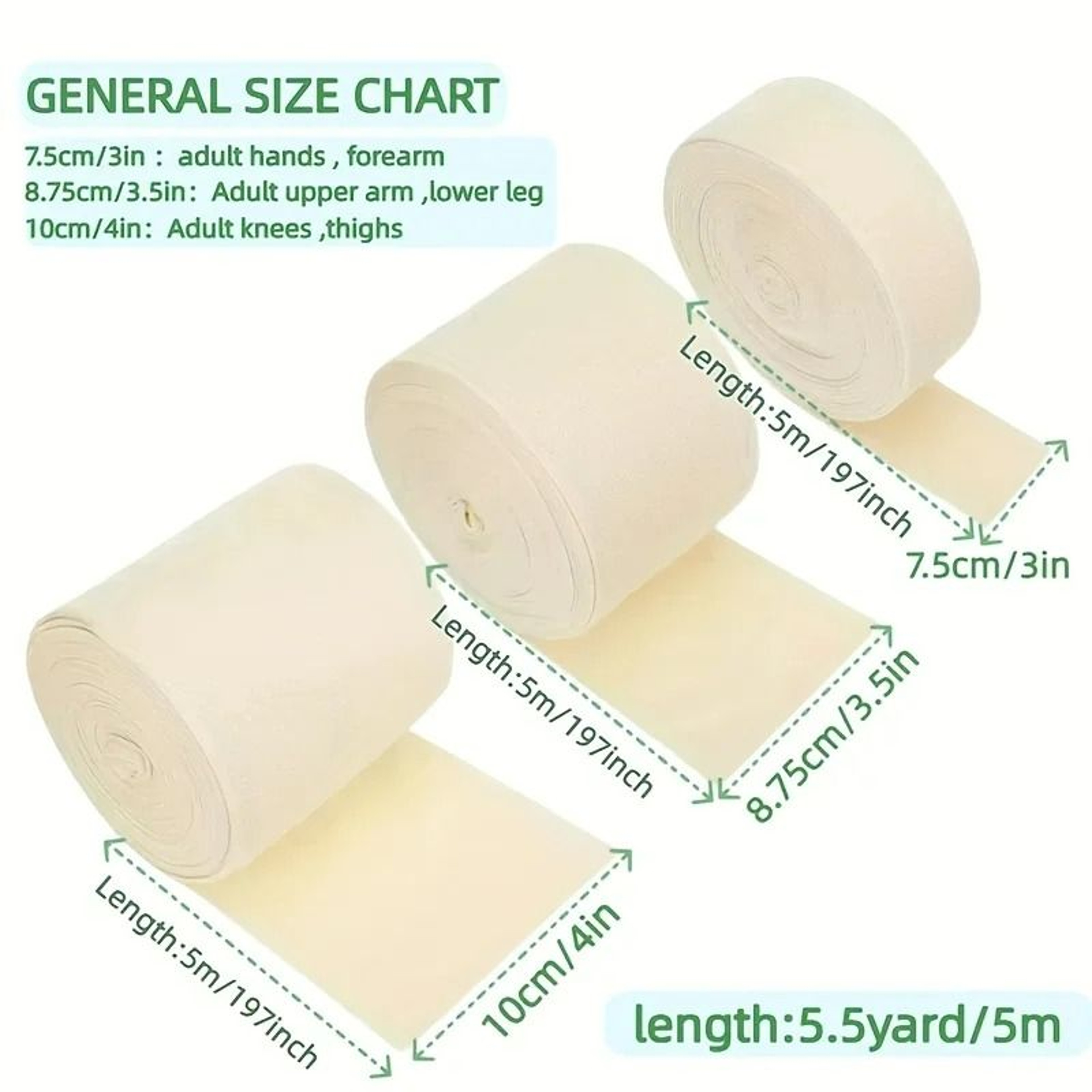 Portable Elastic Tubular Bandage Roll 3