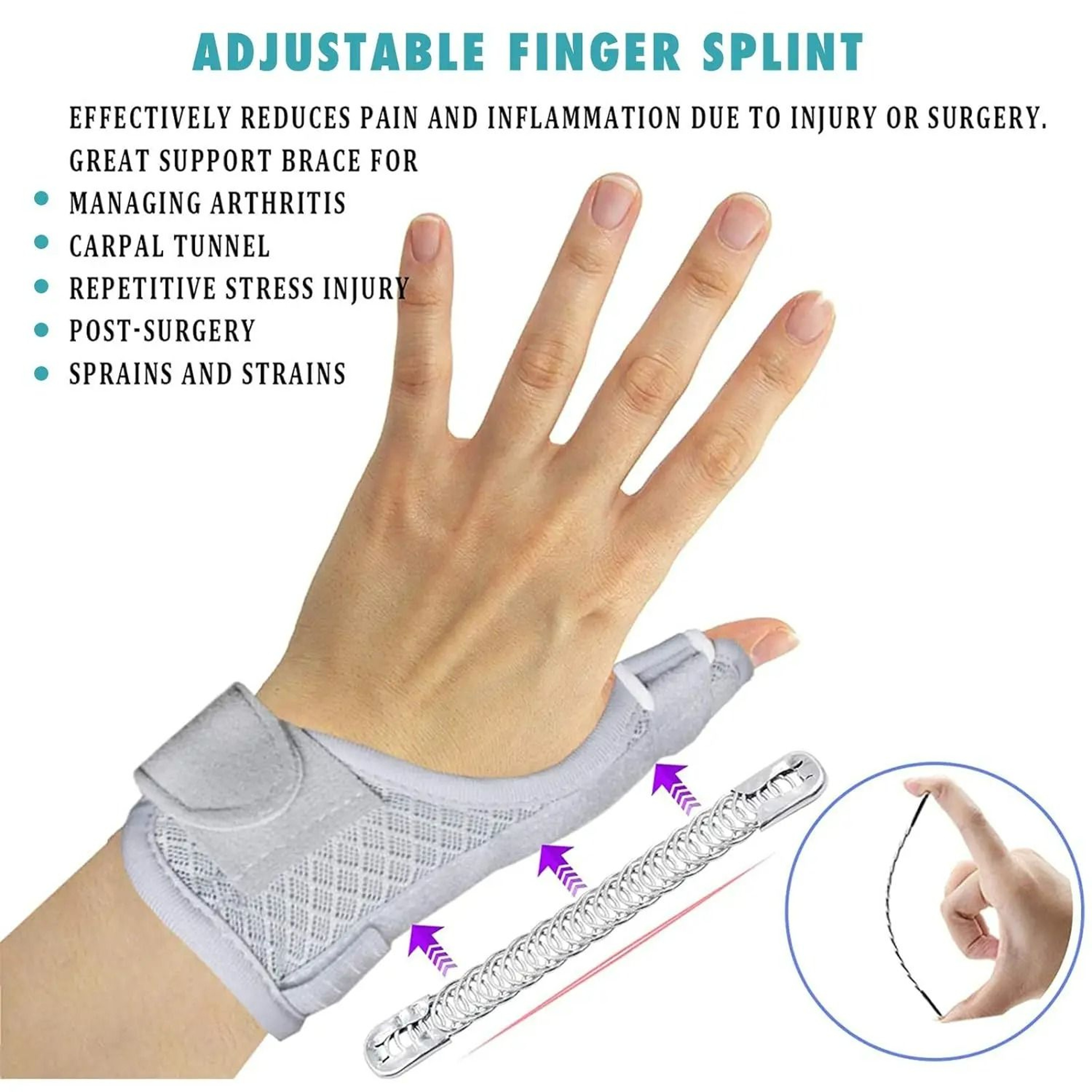 Thumb Splint Brace And Wrist Stabilizer 1