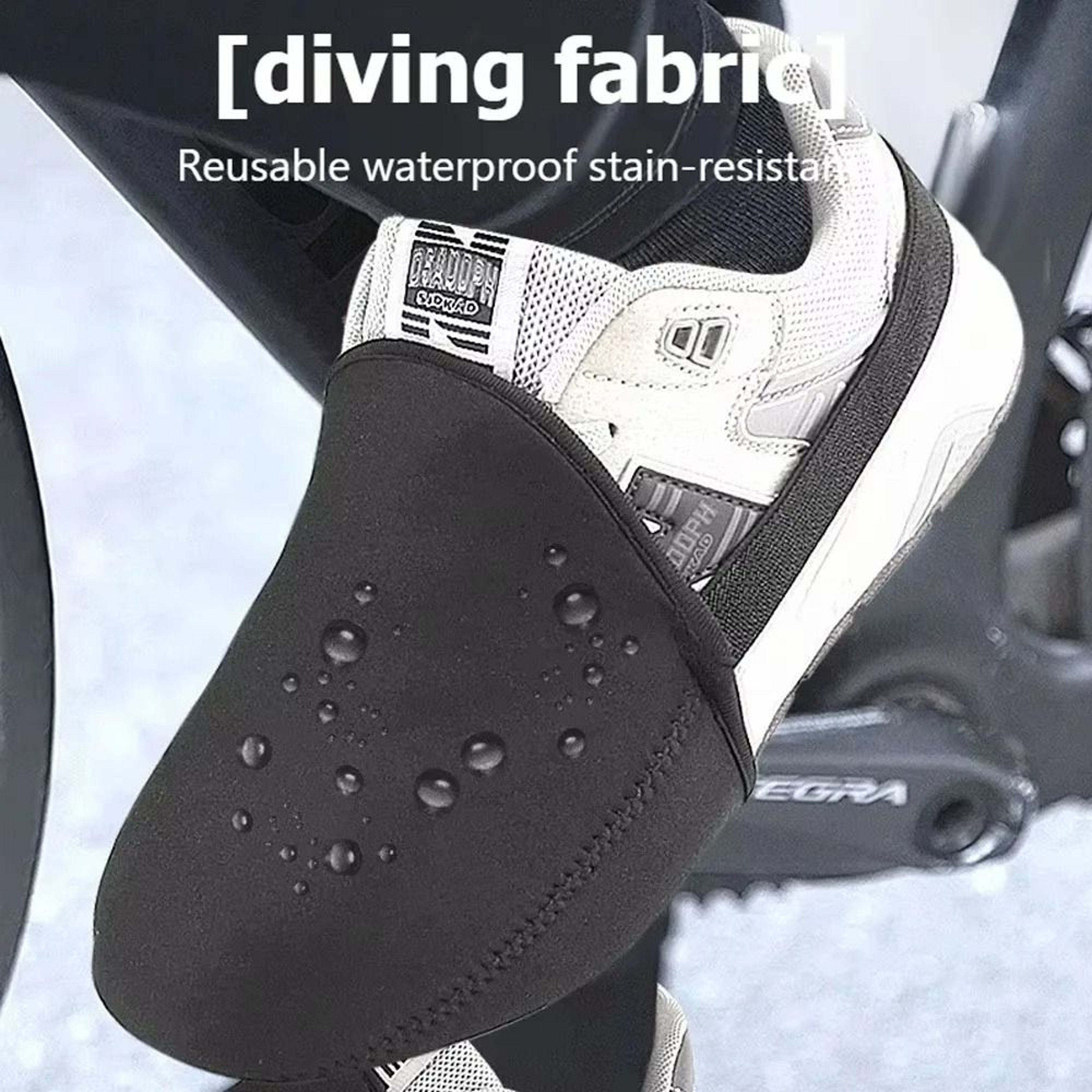 Waterproof Winter Cycling Shoes And Toe Covers 3