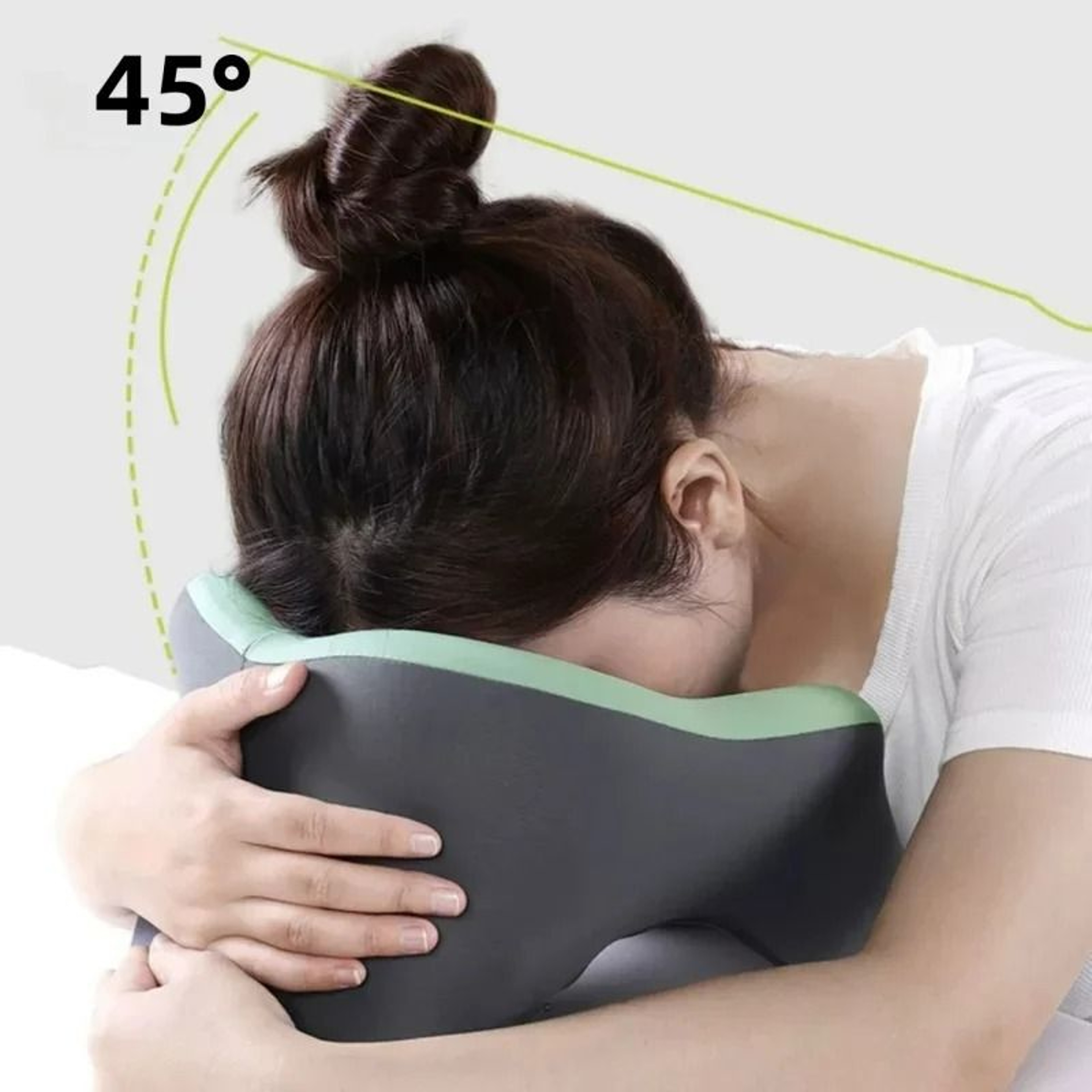 Portable Ergonomic UShaped Memory Foam Travel Pillow 4