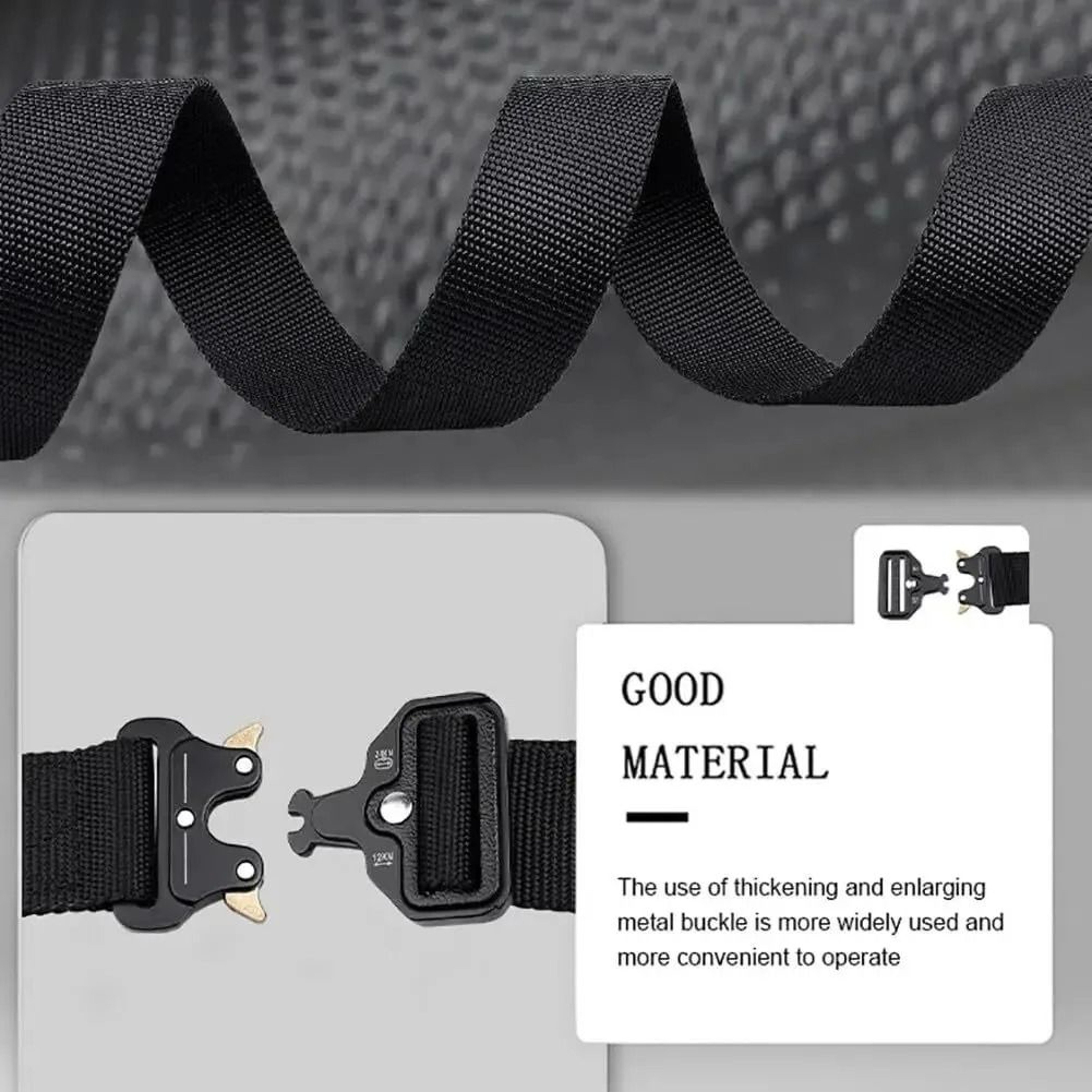 Adjustable Padded Utility Waist Belt With Quick Release Buckle 5