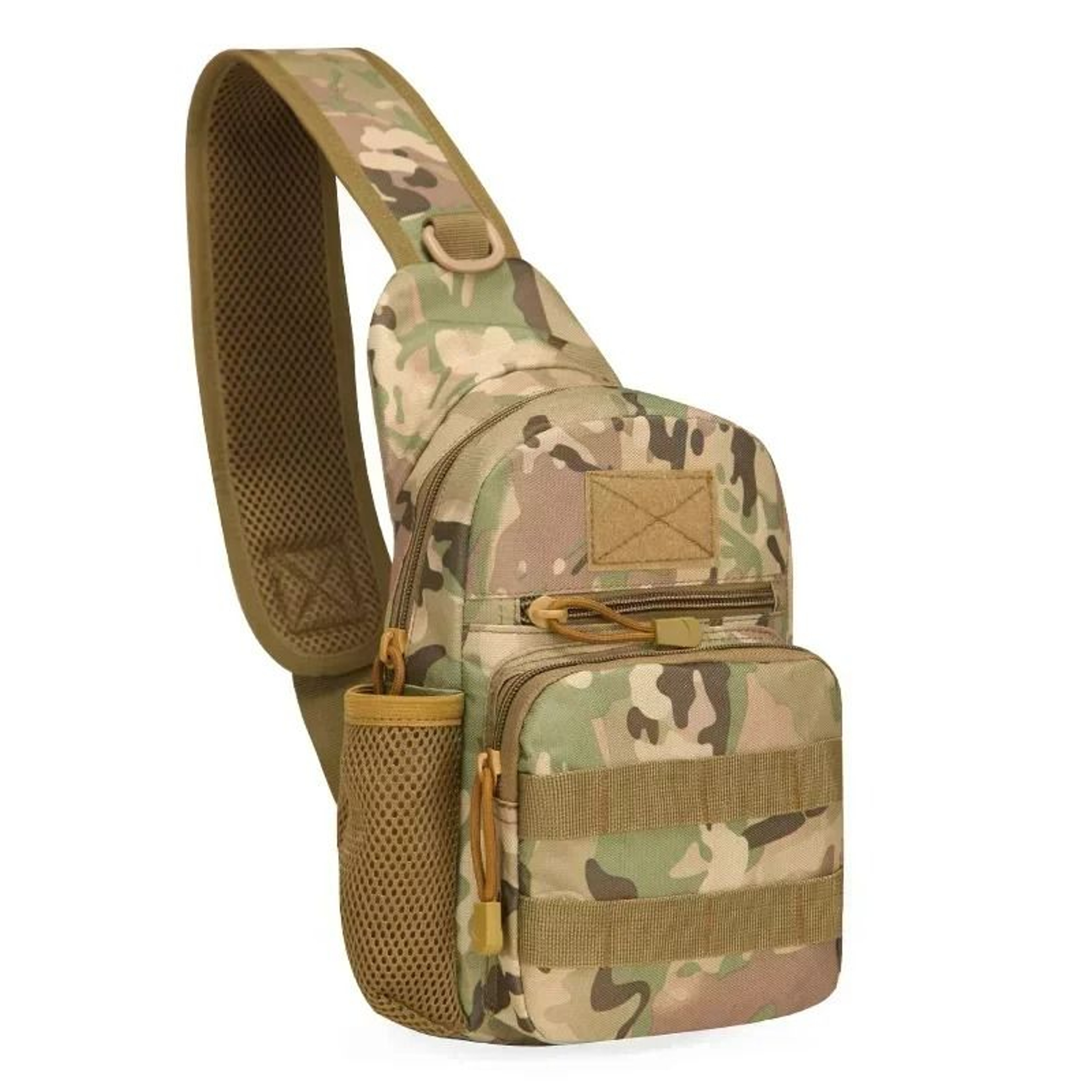 Tactical MOLLE Shoulder Sling Bag  Hiking Backpack 8