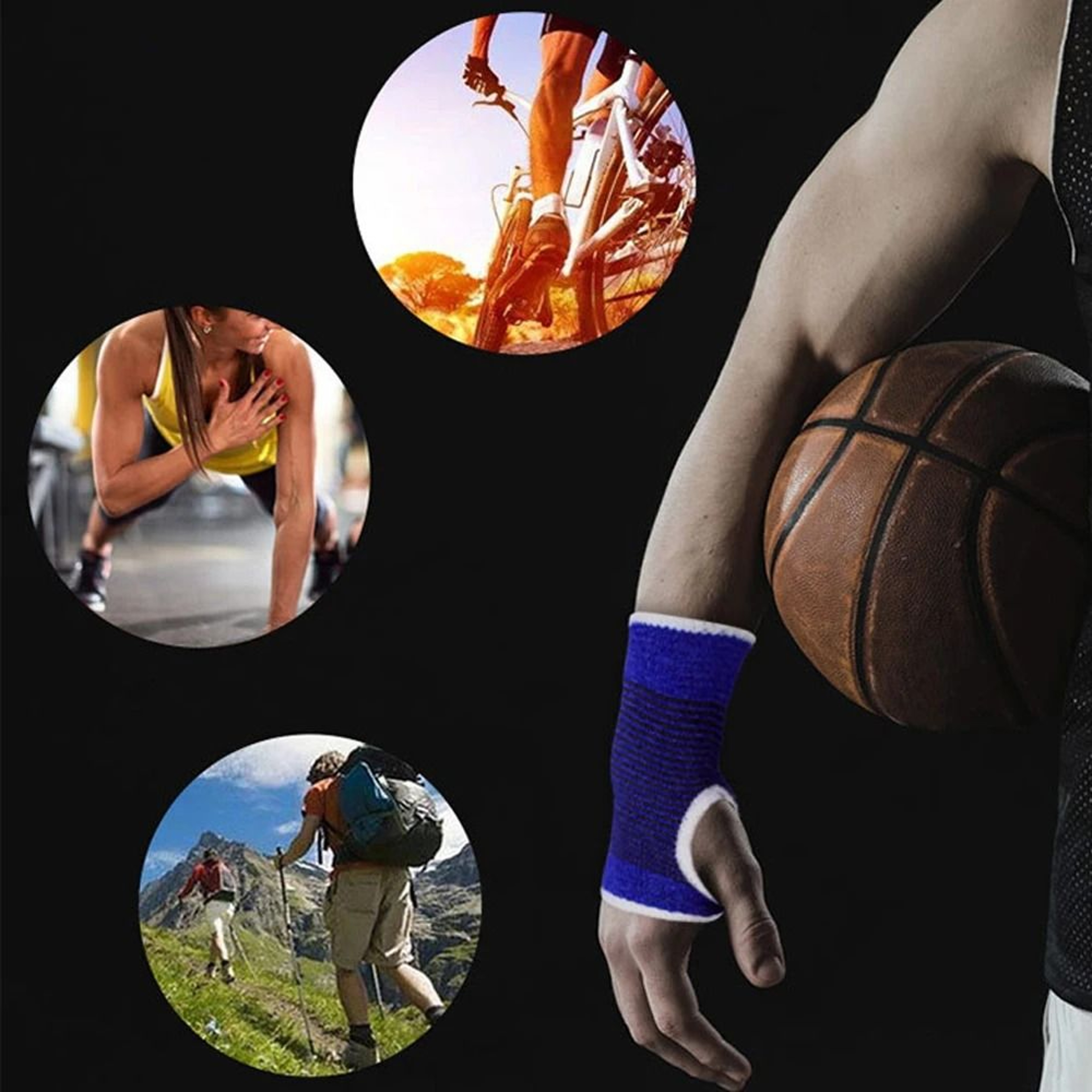 Elastic Wrist  Palm Compression Sleeves 5