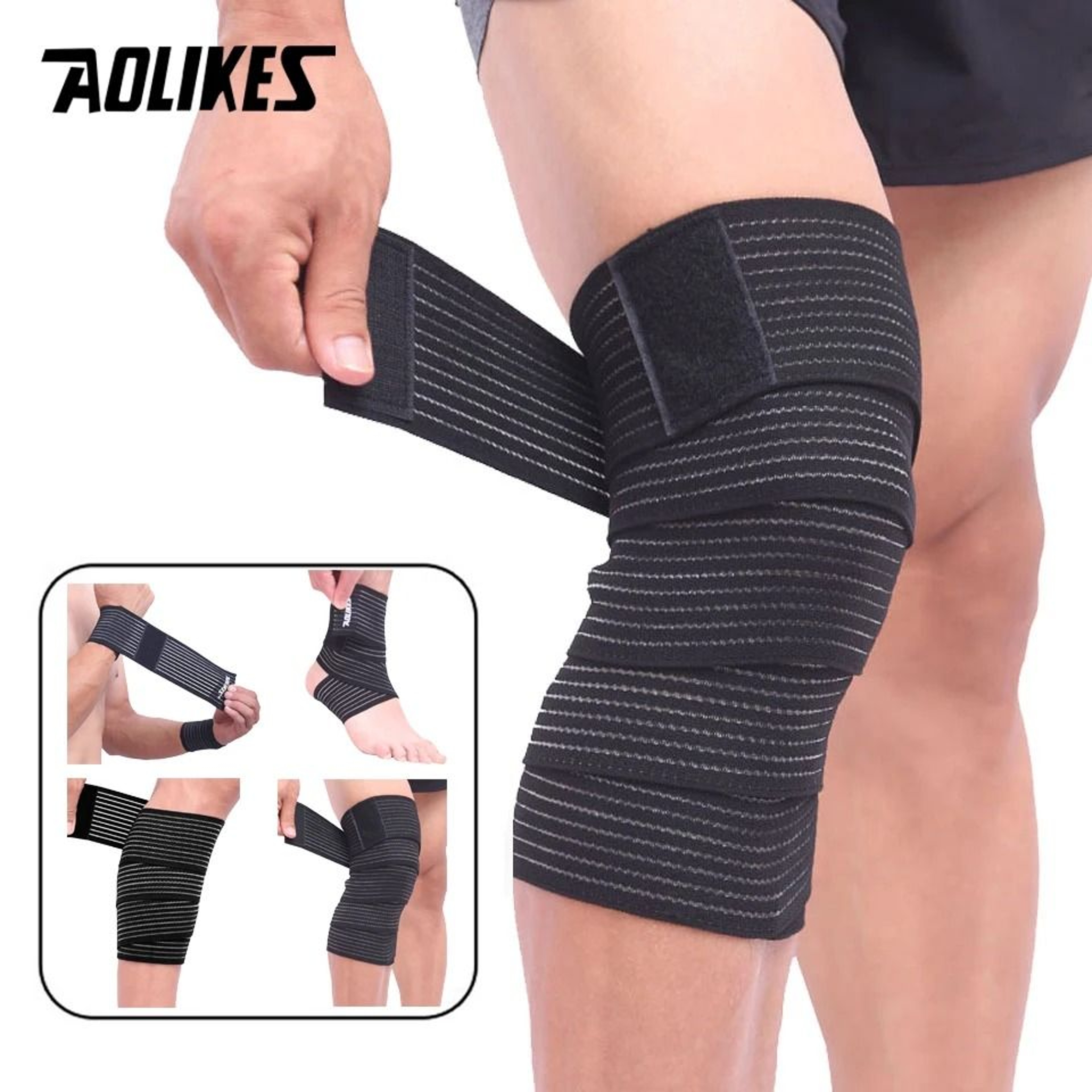 Customizable Elastic Compression Bandage  Support Wrap 1