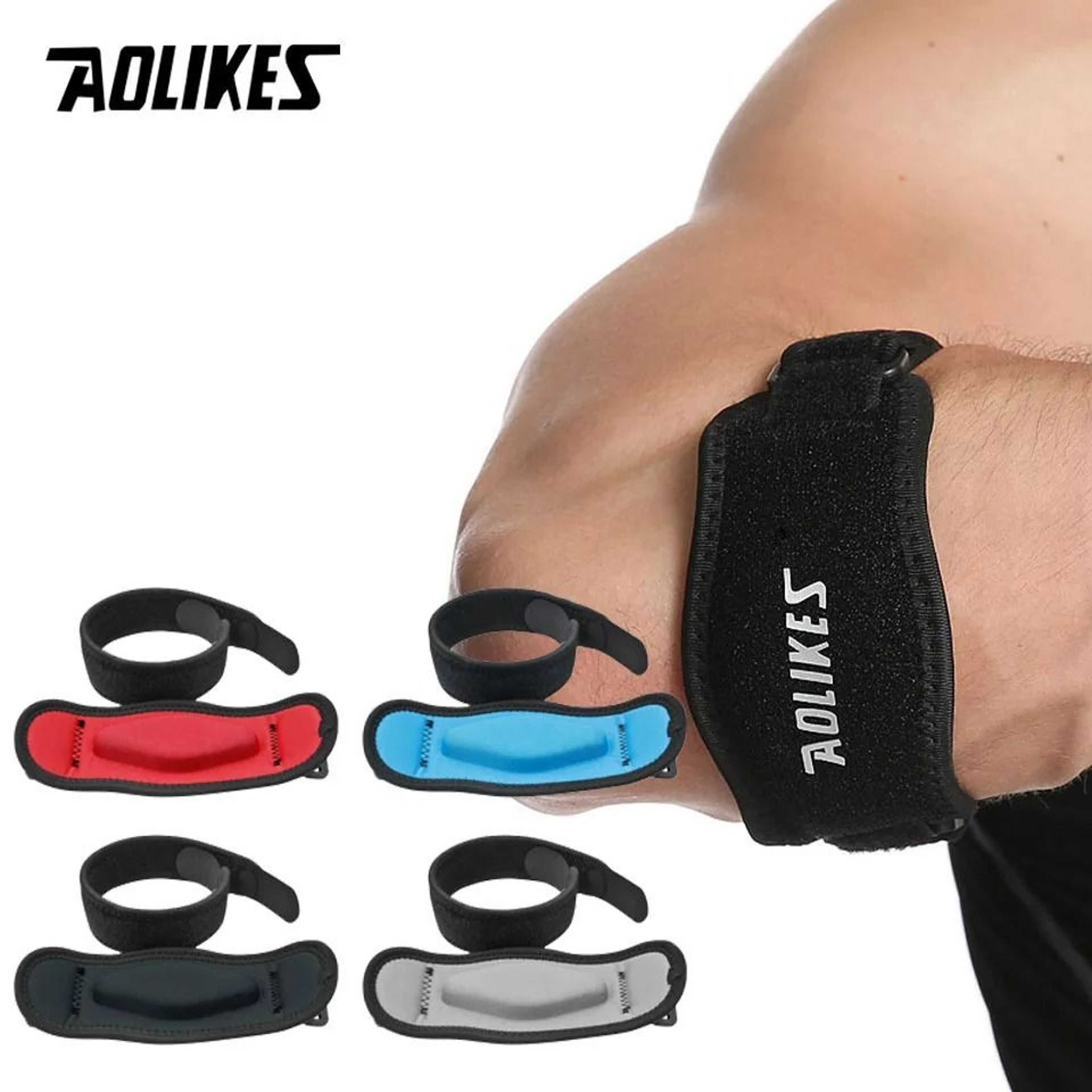 Tennis And Golfers Elbow Support Strap With Compression Pad 1