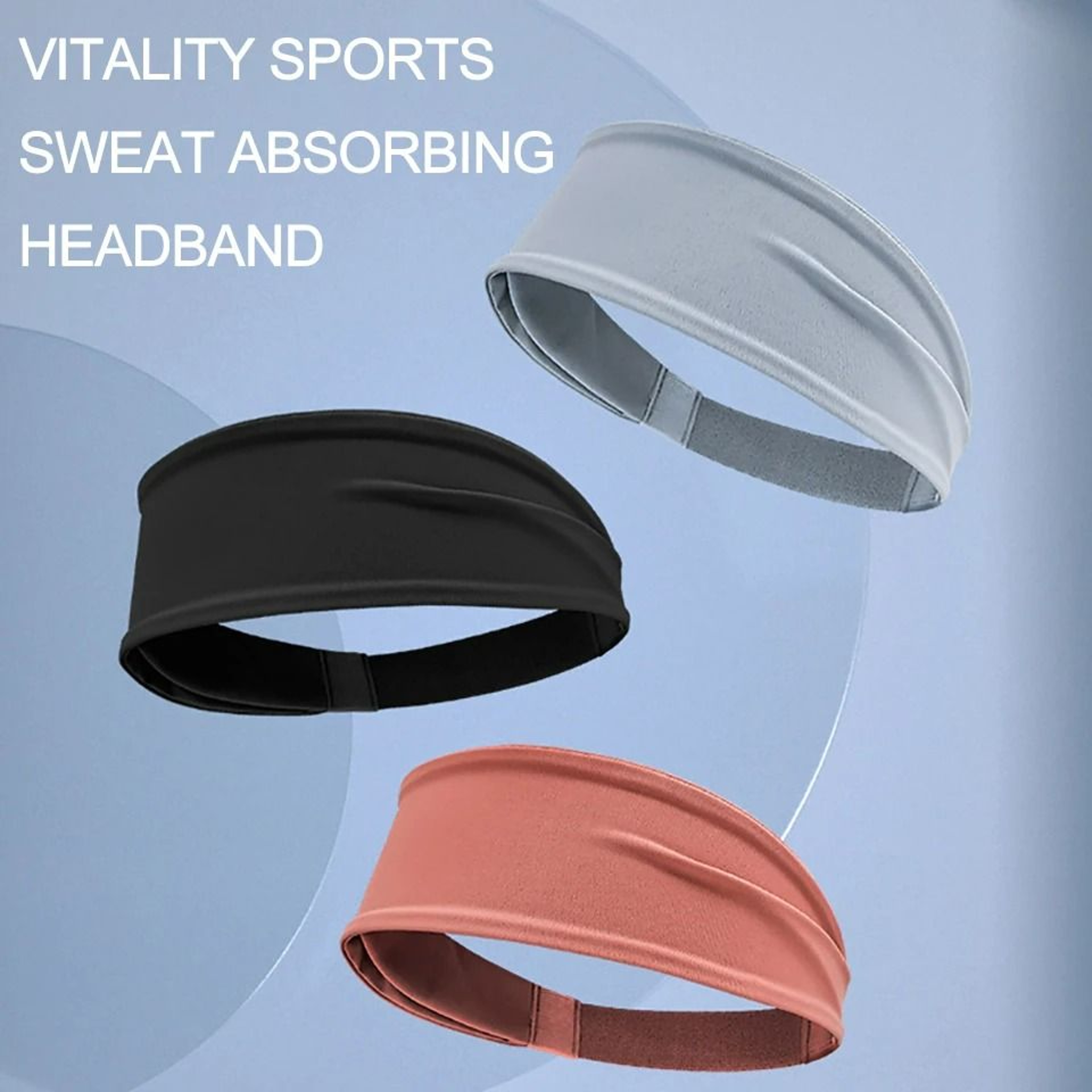 NonSlip MoistureWicking Sports Headband For Men And Women 4