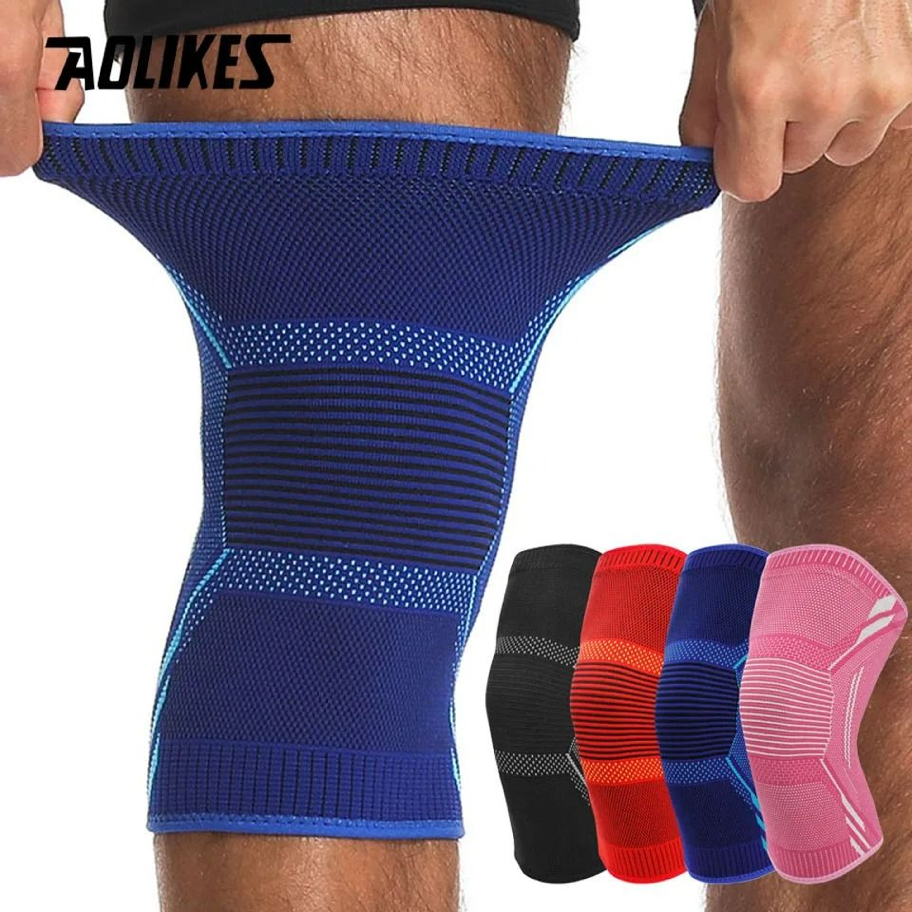 NonSlip Sport Compression Knee Support Sleeve 0
