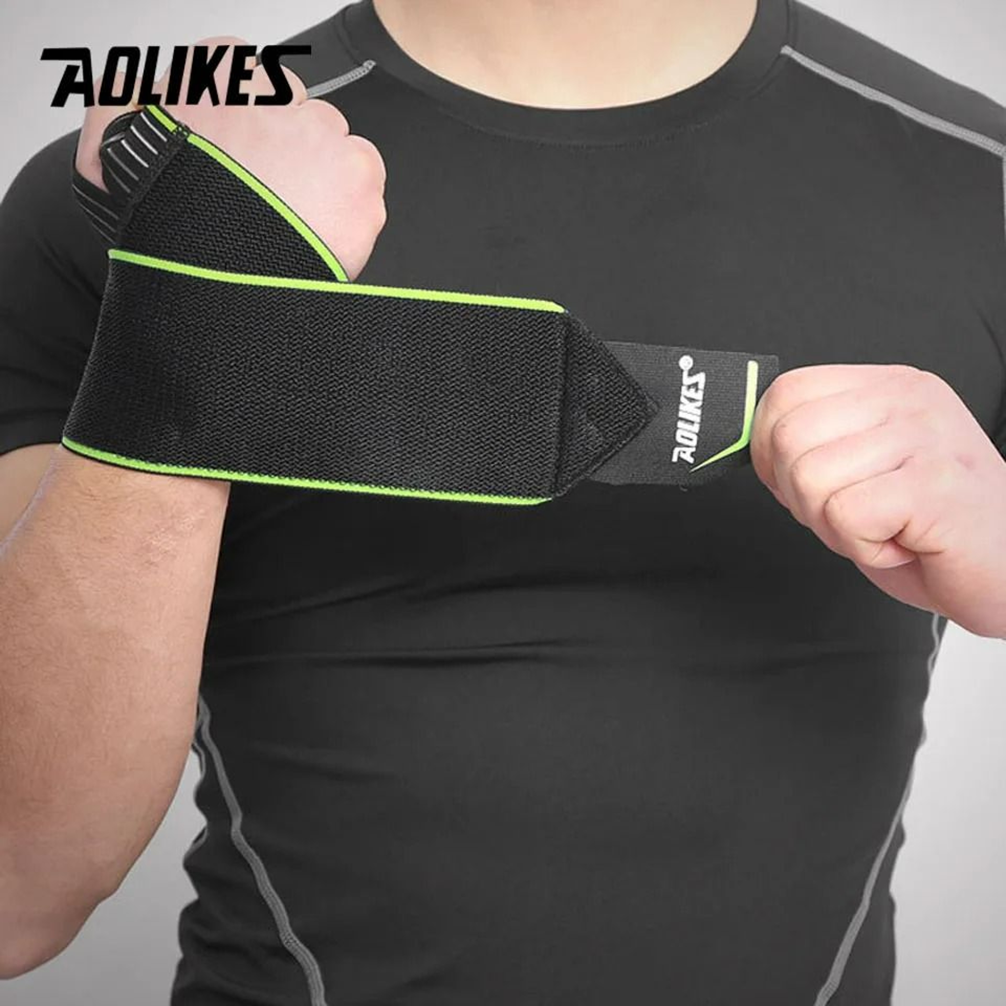 Padded Wrist Brace Compression Straps With Thumb Support 2