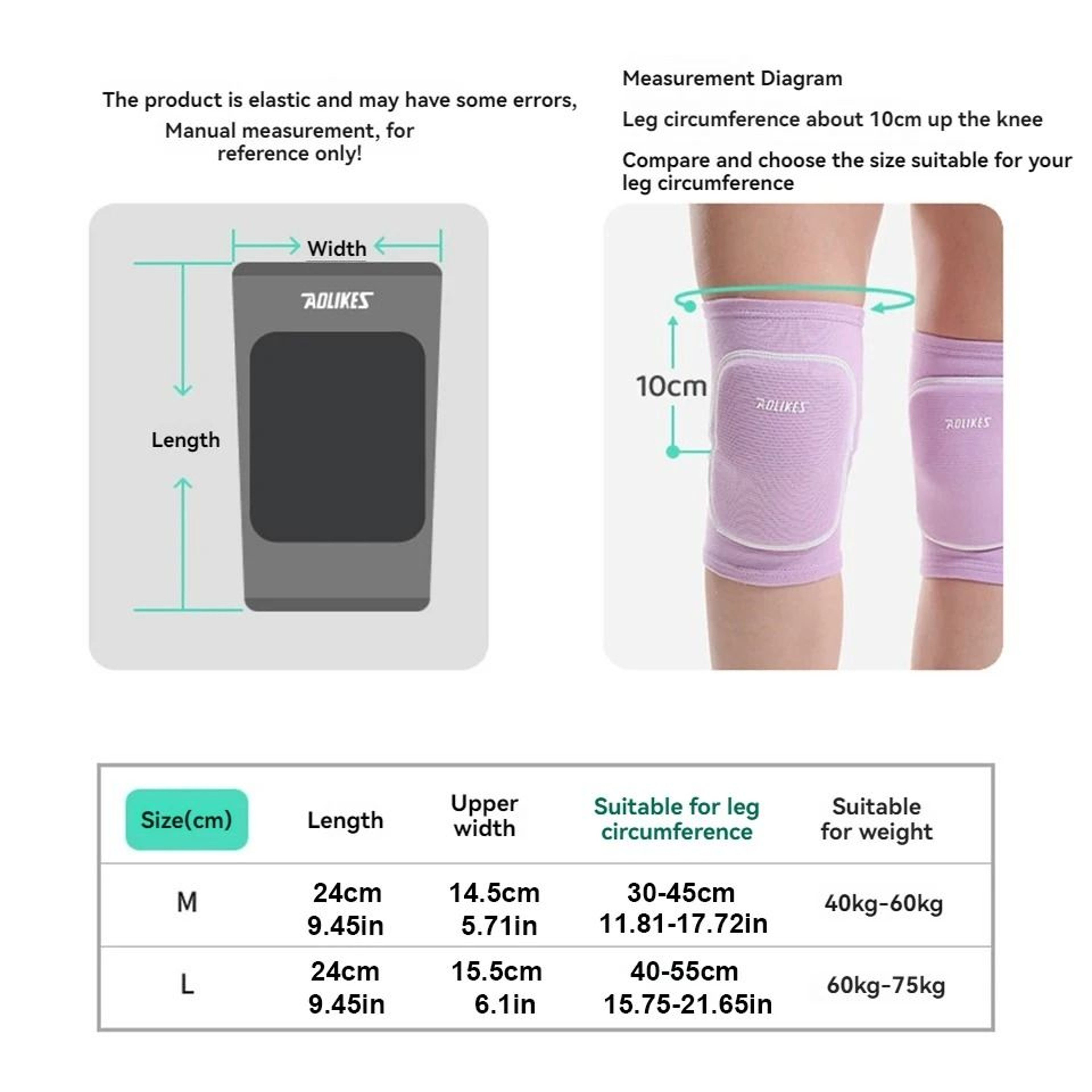 AntiCollision Thick Sponge Sports Knee Pads 2