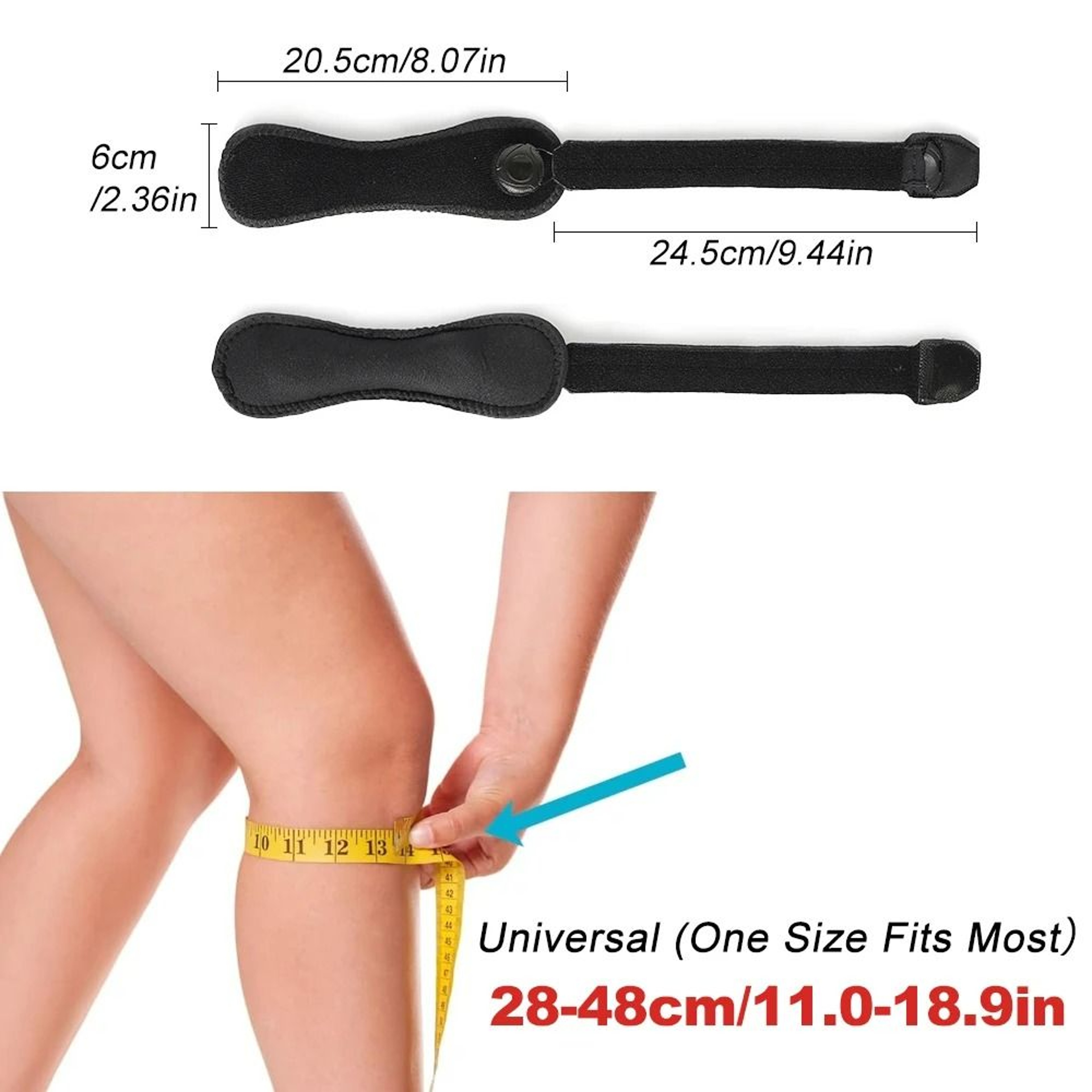 Adjustable Dial Knob Patella Knee Strap 5