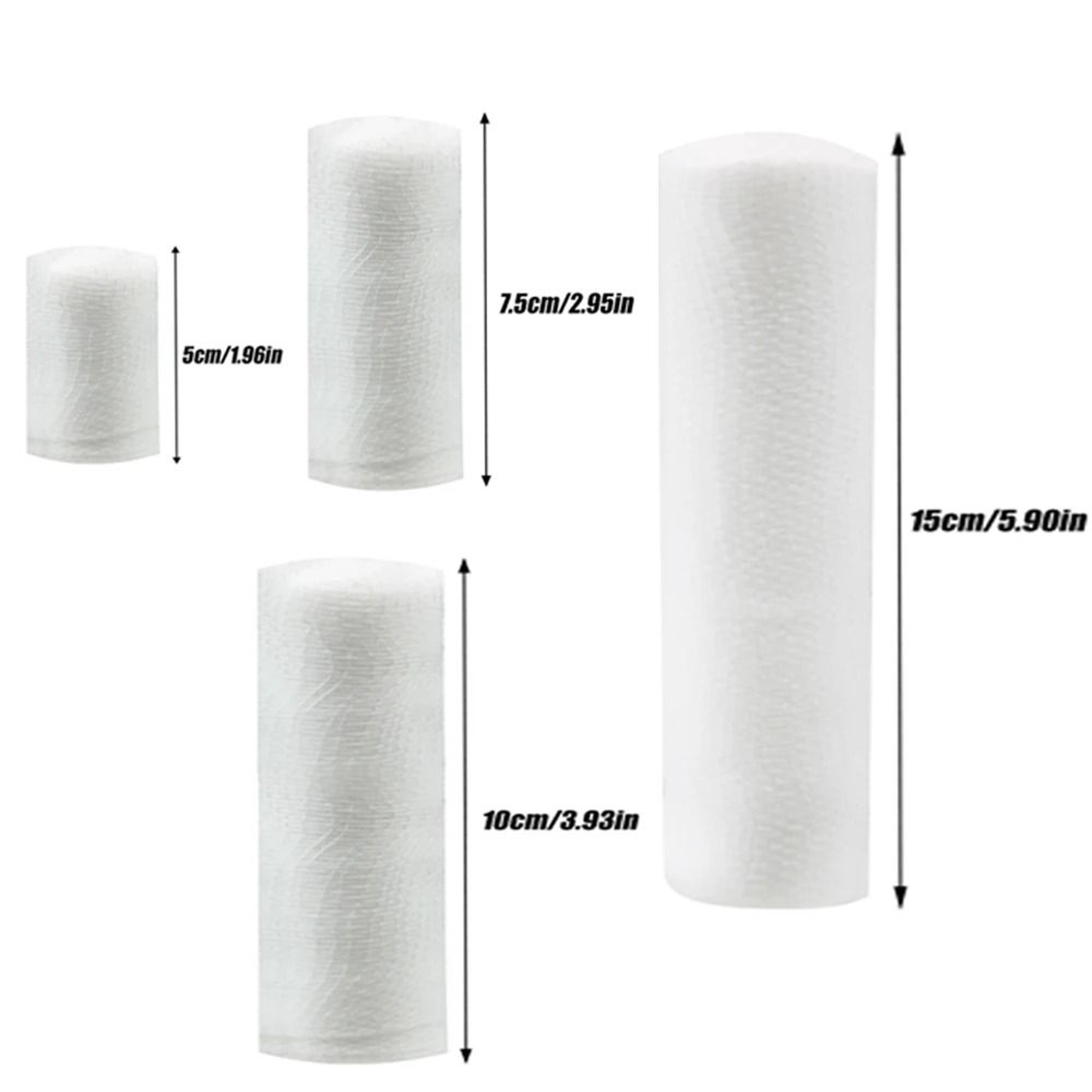 Medical Woven Gauze Bandage Rolls With Tape 10 Rolls 1