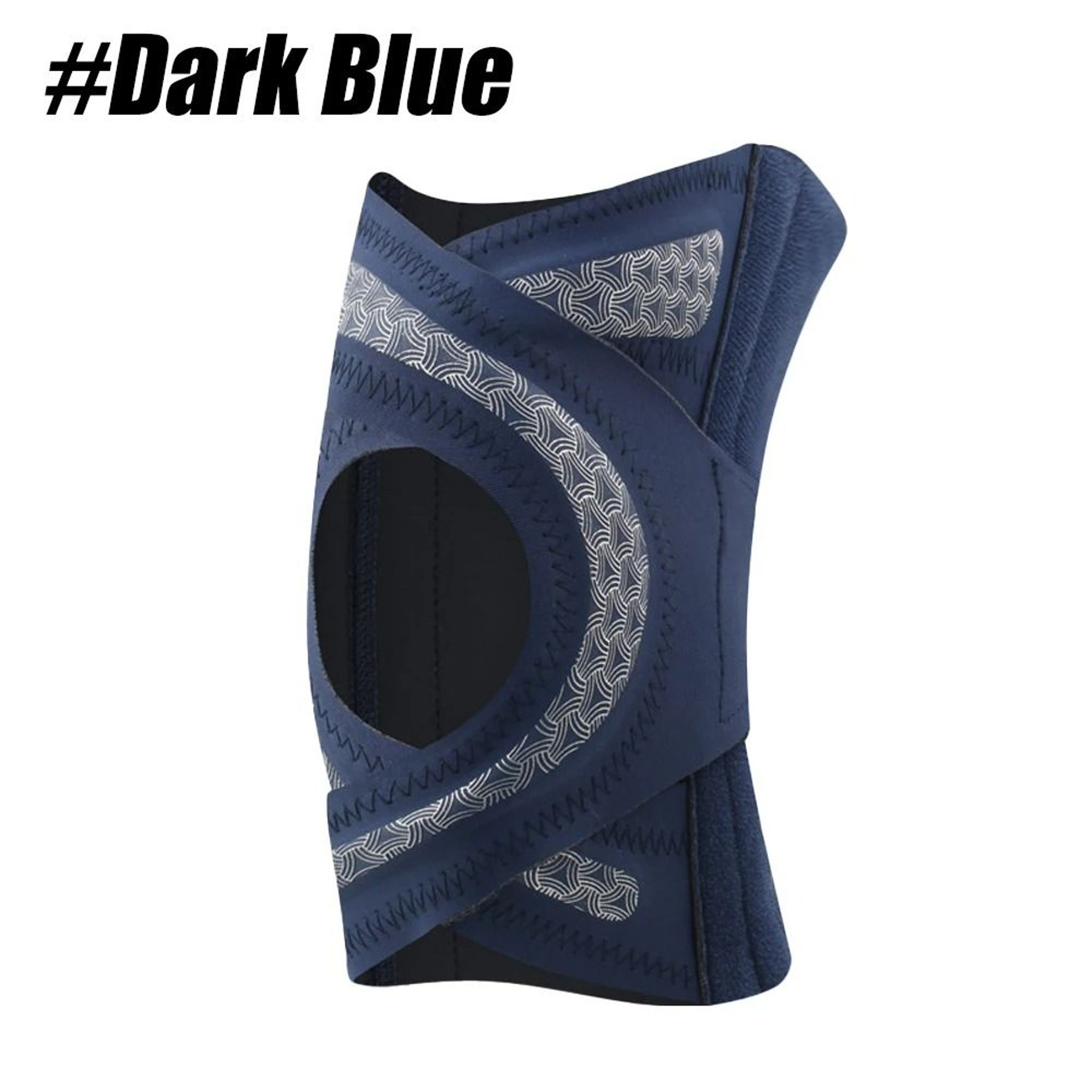 Hinged Knee Brace With Side Stabilizers 8
