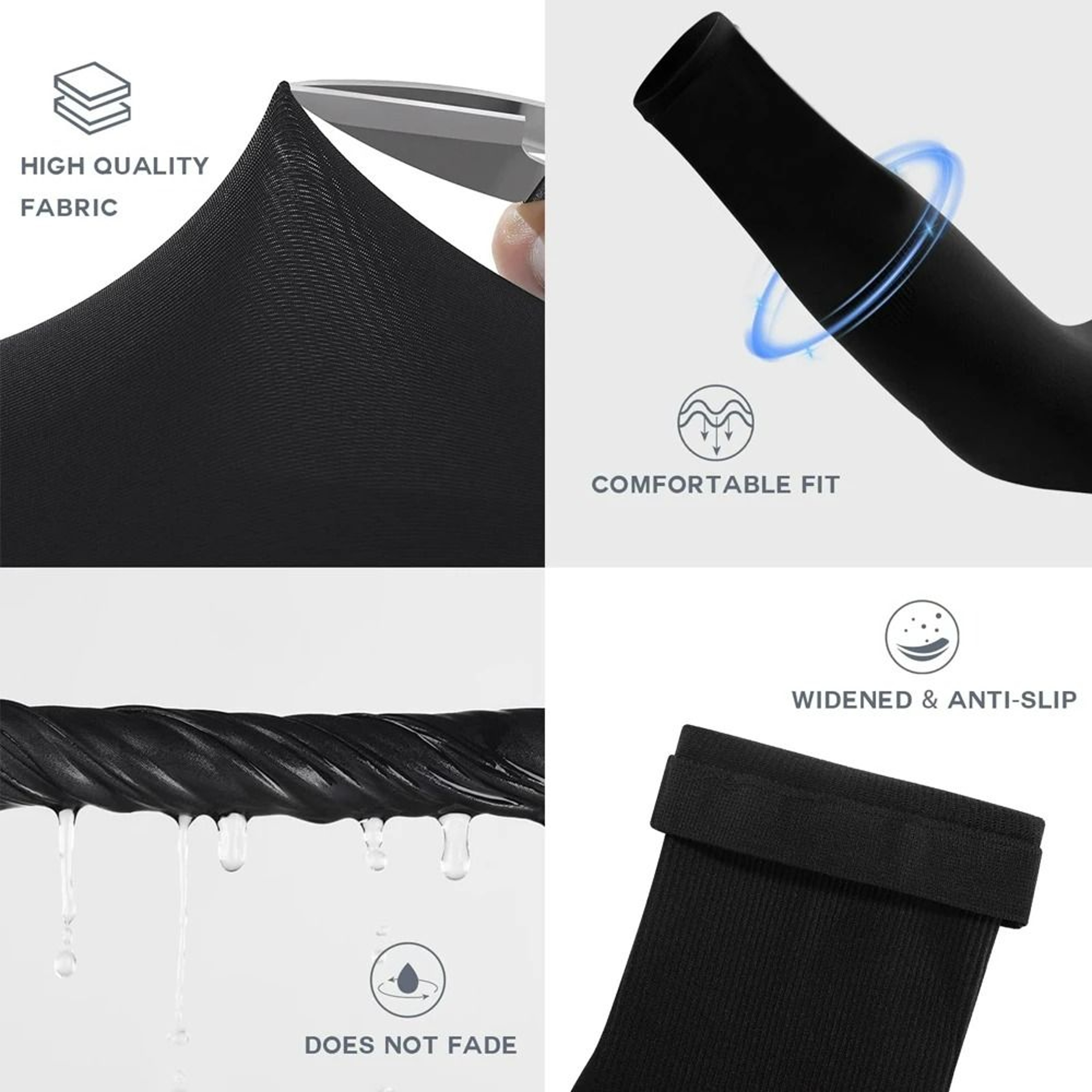 Graduated Compression Arm Sleeves 1 Pair 2030 MmHg 2