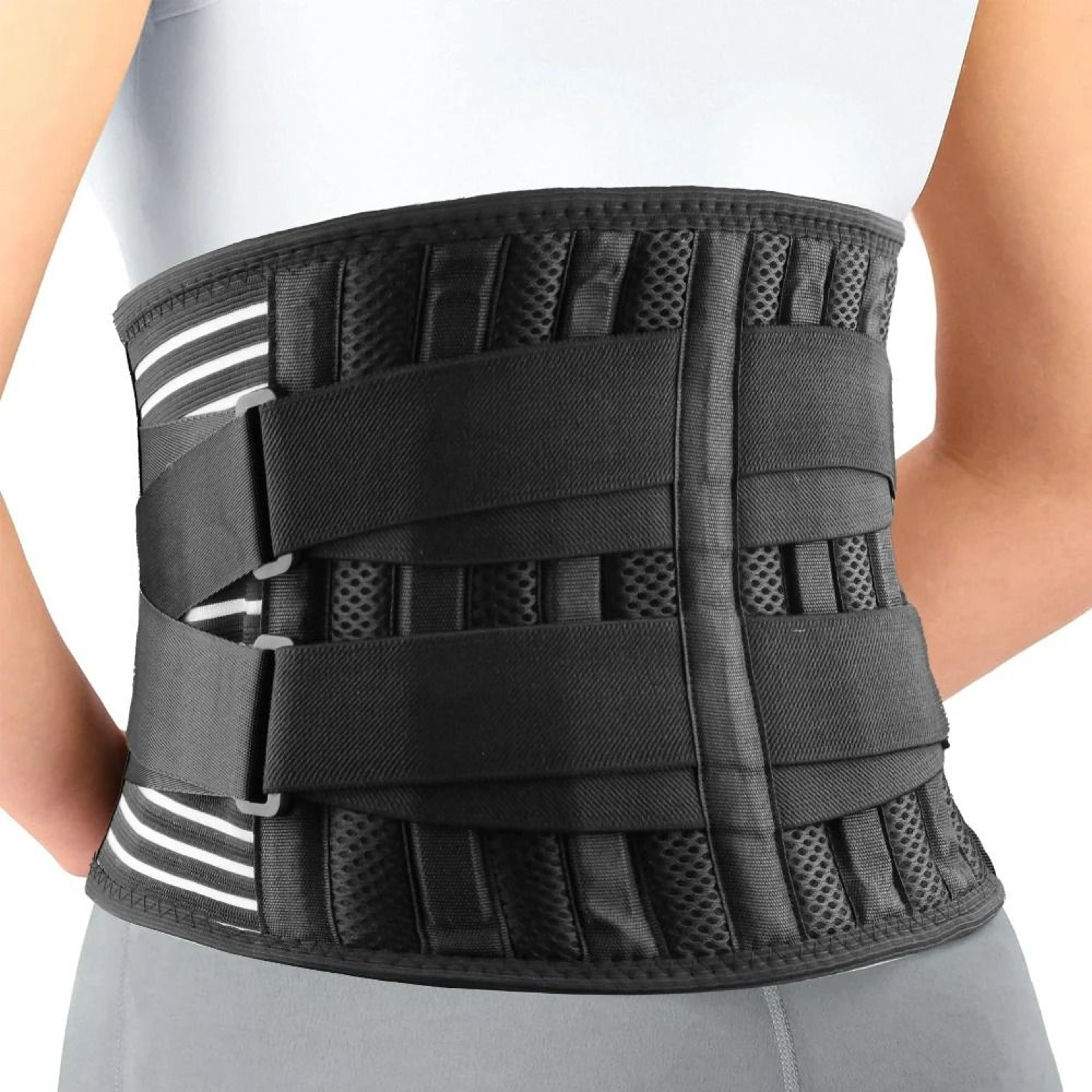 Ergonomic Lower Back Brace With Breathable Mesh  Lumbar Pad 6
