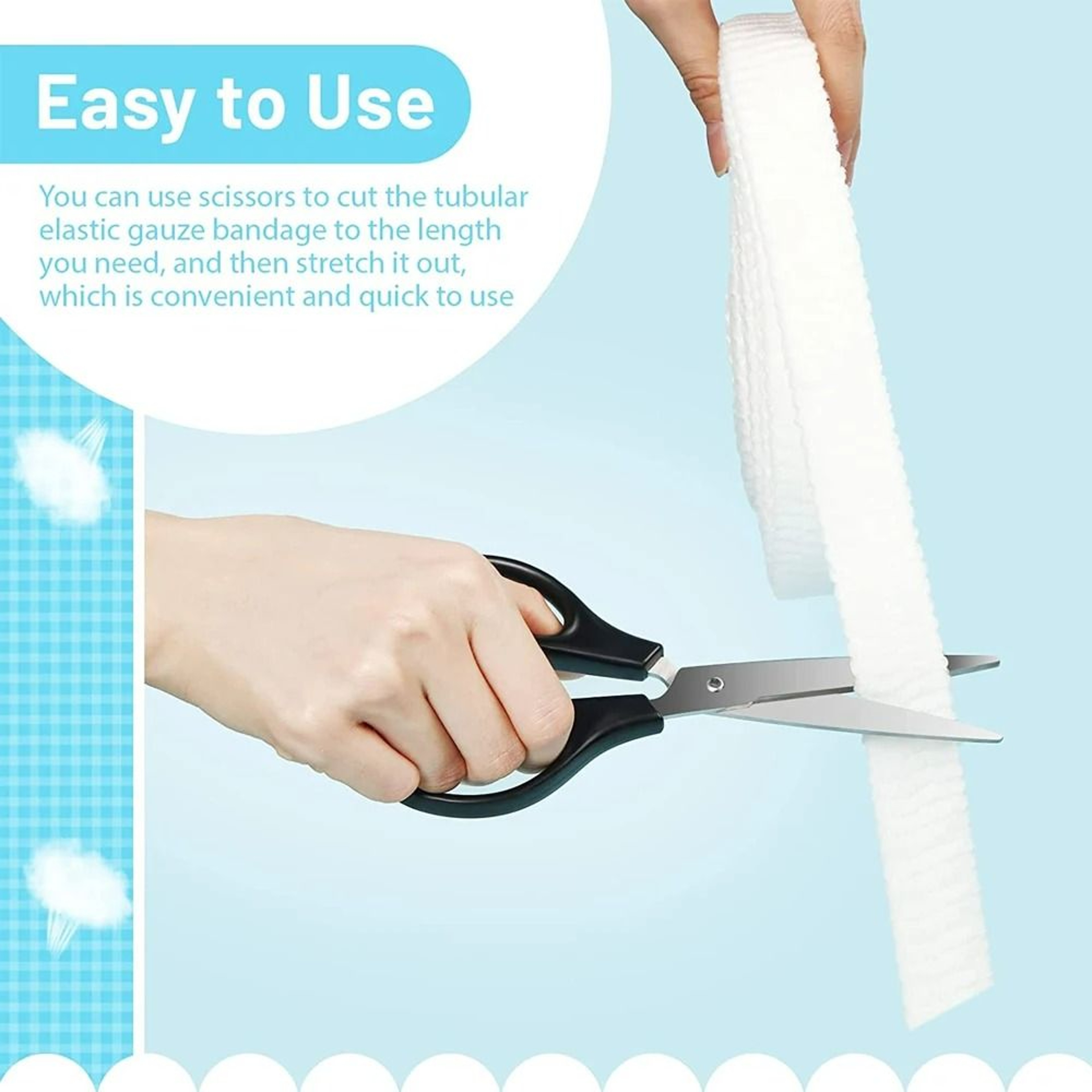 Elastic Tubular Net Wound Dressing Bandage 1 Roll 4
