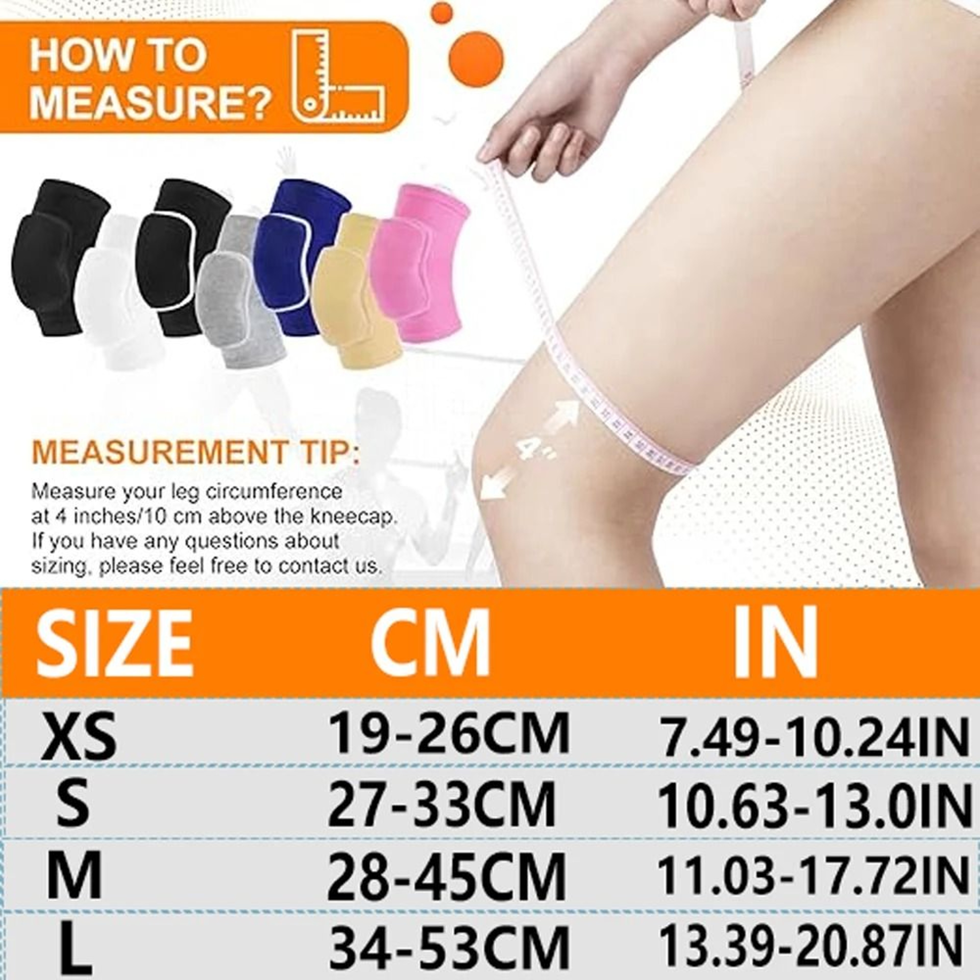 Professional Shock-Absorbing EVA Knee Pads – view 1