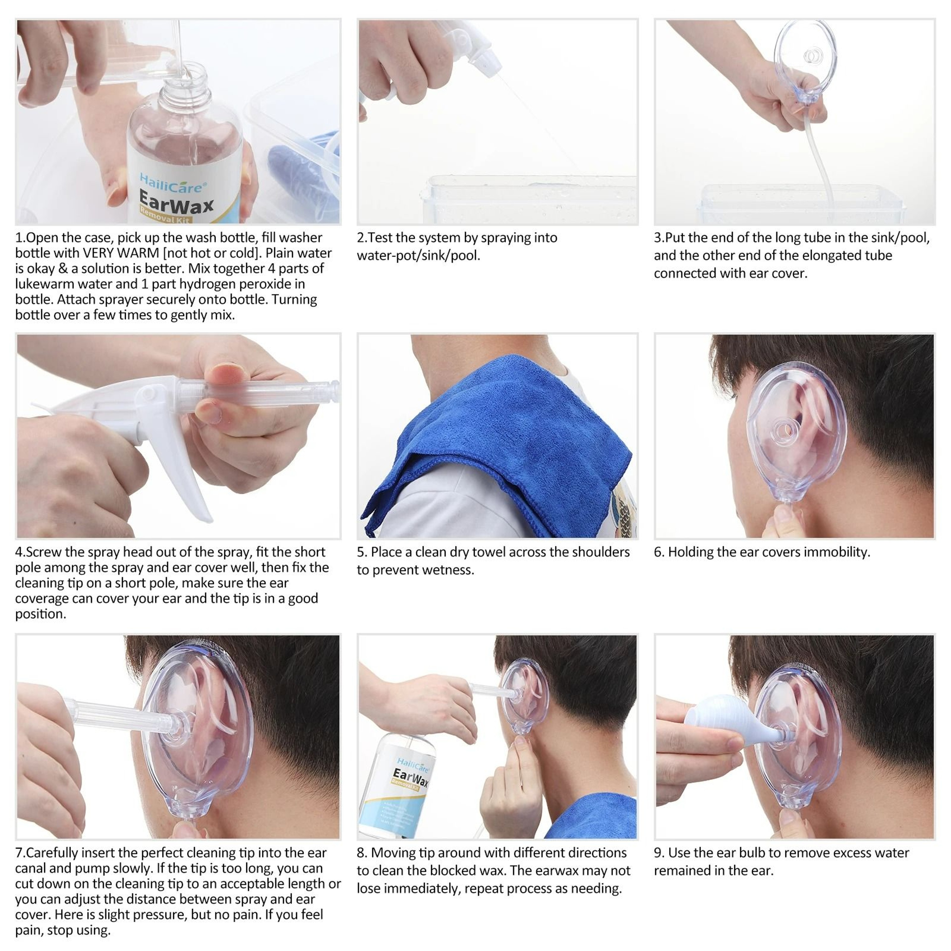 Manual Ear Wax Removal Irrigation Flushing System 5