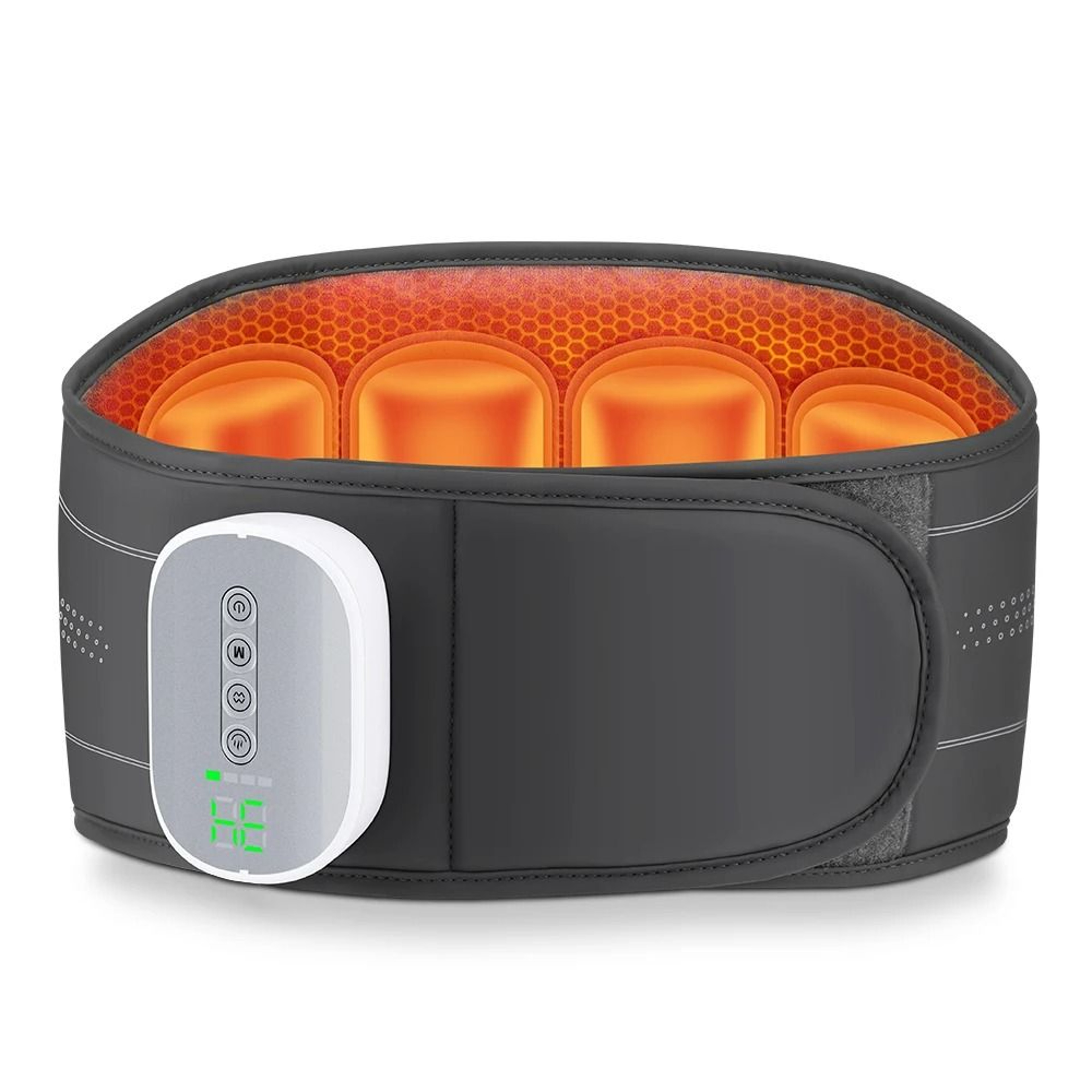 Cordless Rechargeable Back Massage Belt With Horizontal Airbag  Heat 6