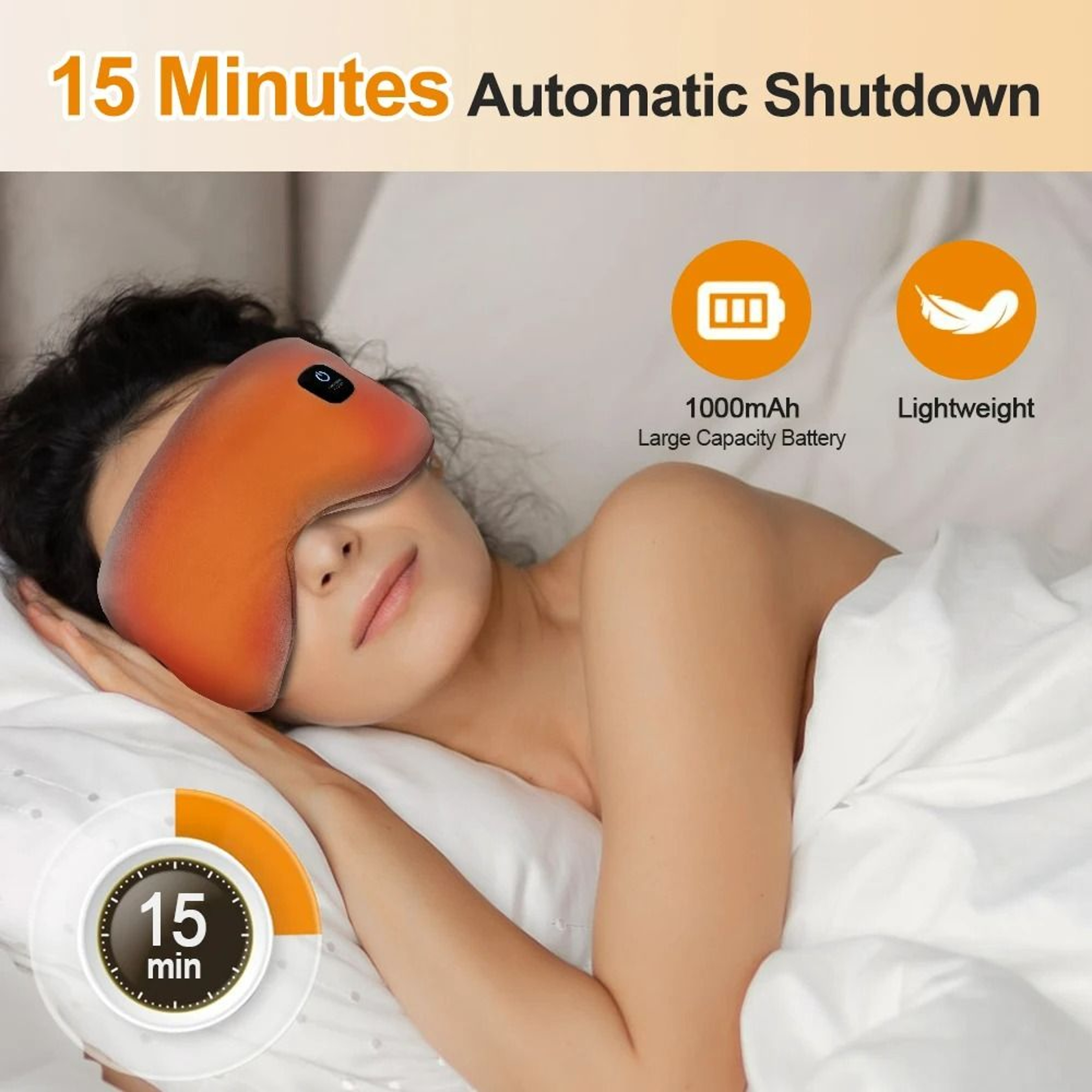 Heated Eye Mask For Dry Eyes  Warm Compress Relaxation 1