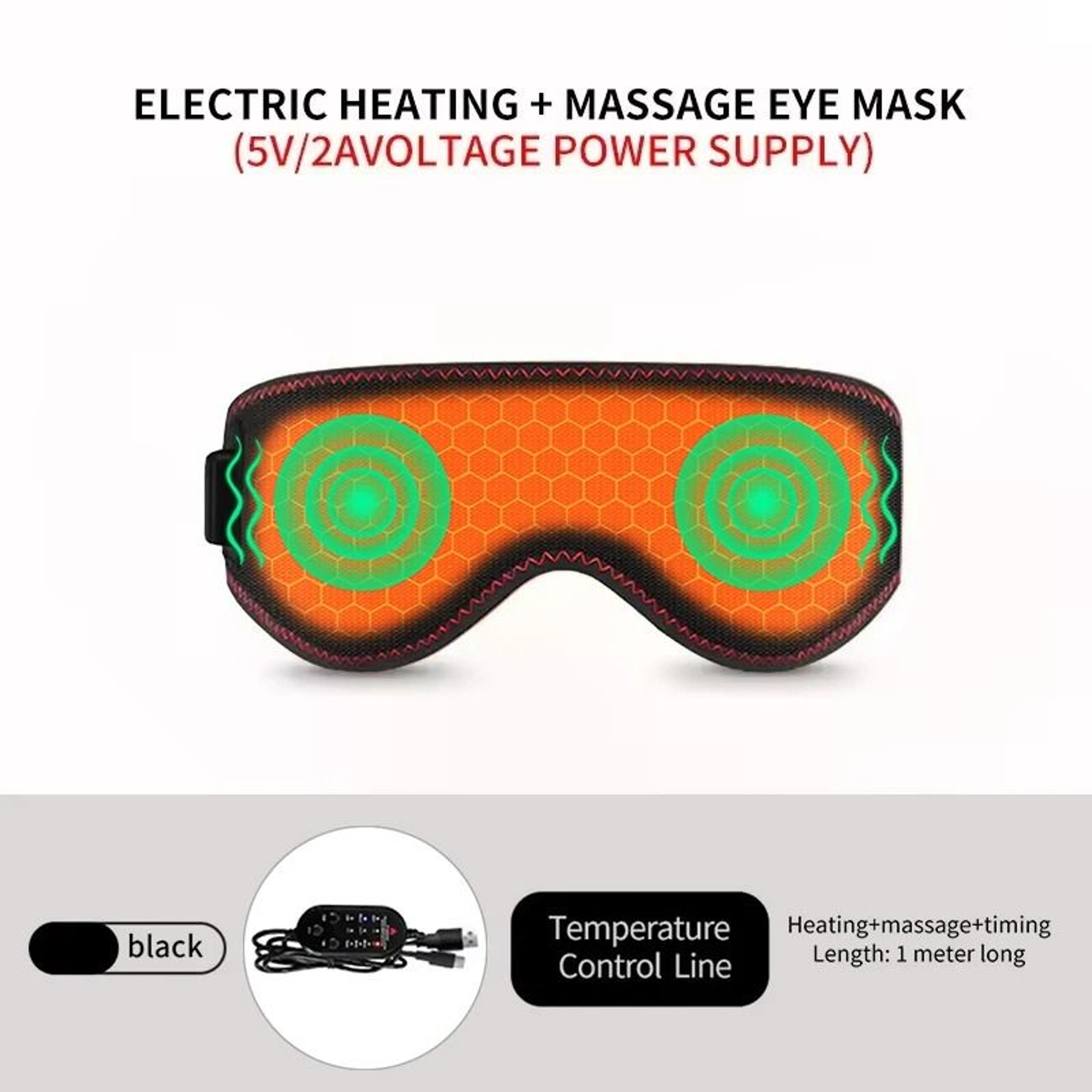 Electric Heated Eye Mask With 3 Temperature Levels For Dry Eyes  Sleep 8