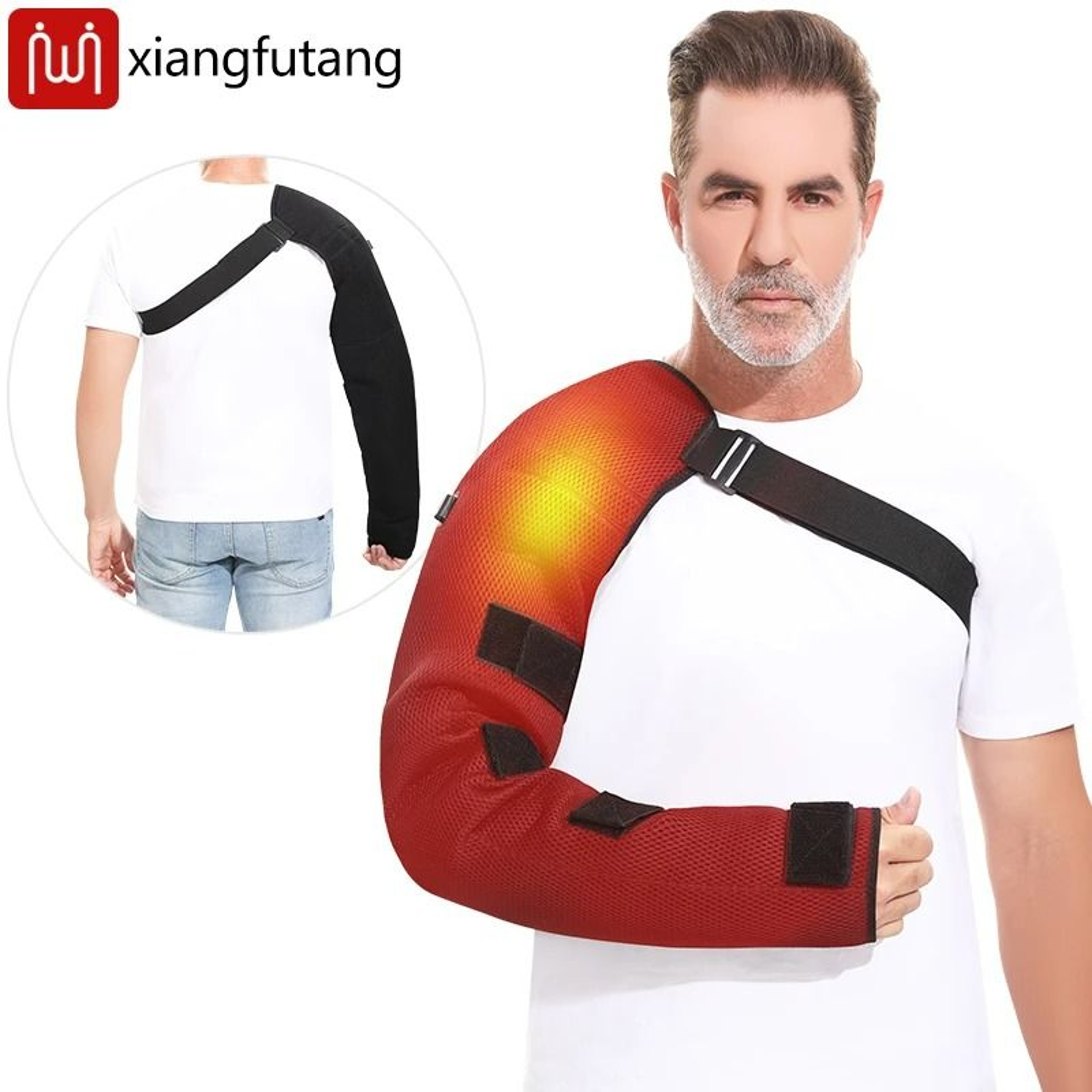 Long Arm Heating Pad With Vibration Massager For Shoulder Arm Elbow  Wrist Relief 1