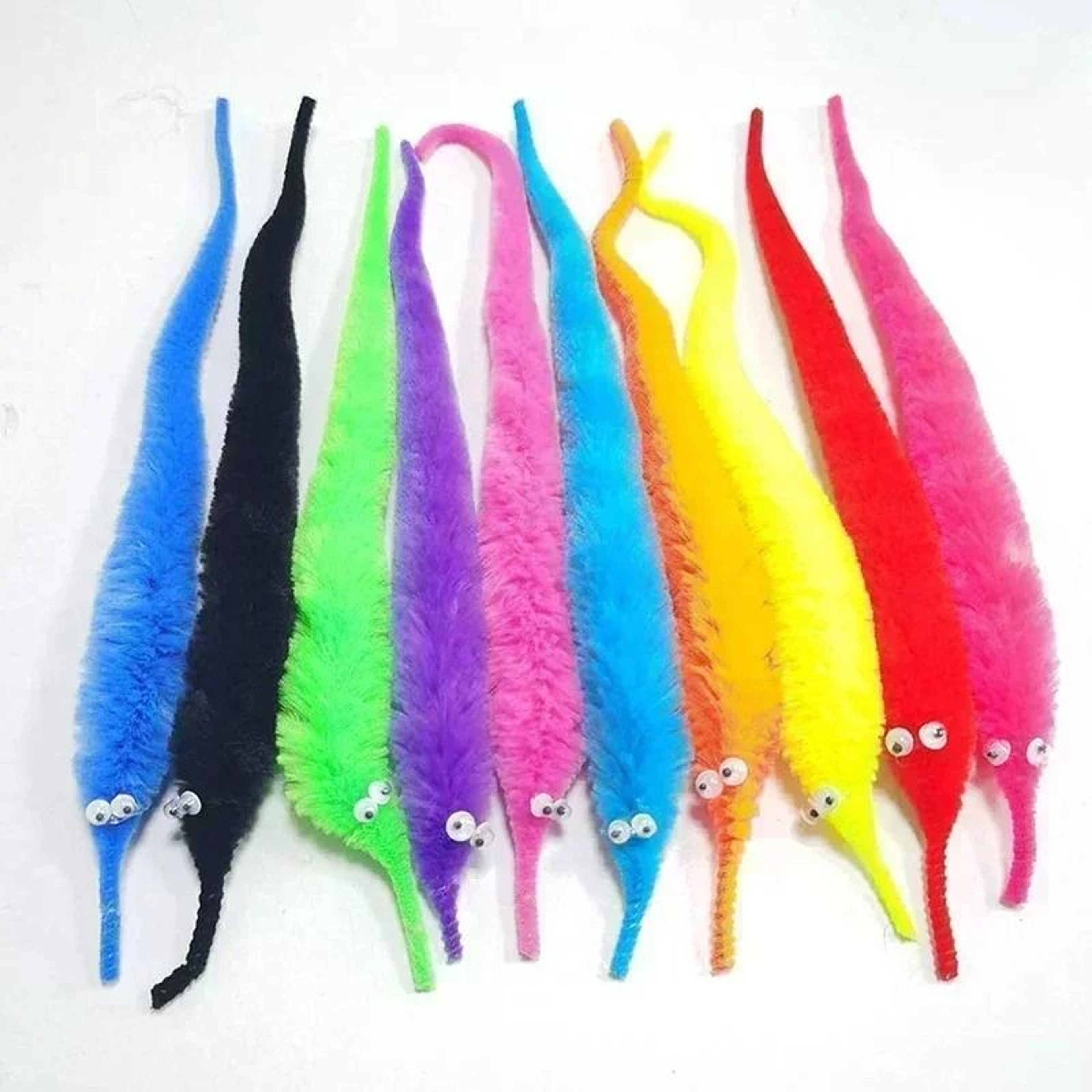 24Piece Twisty Worm Magic Toys  Interactive Cat Teasers 3