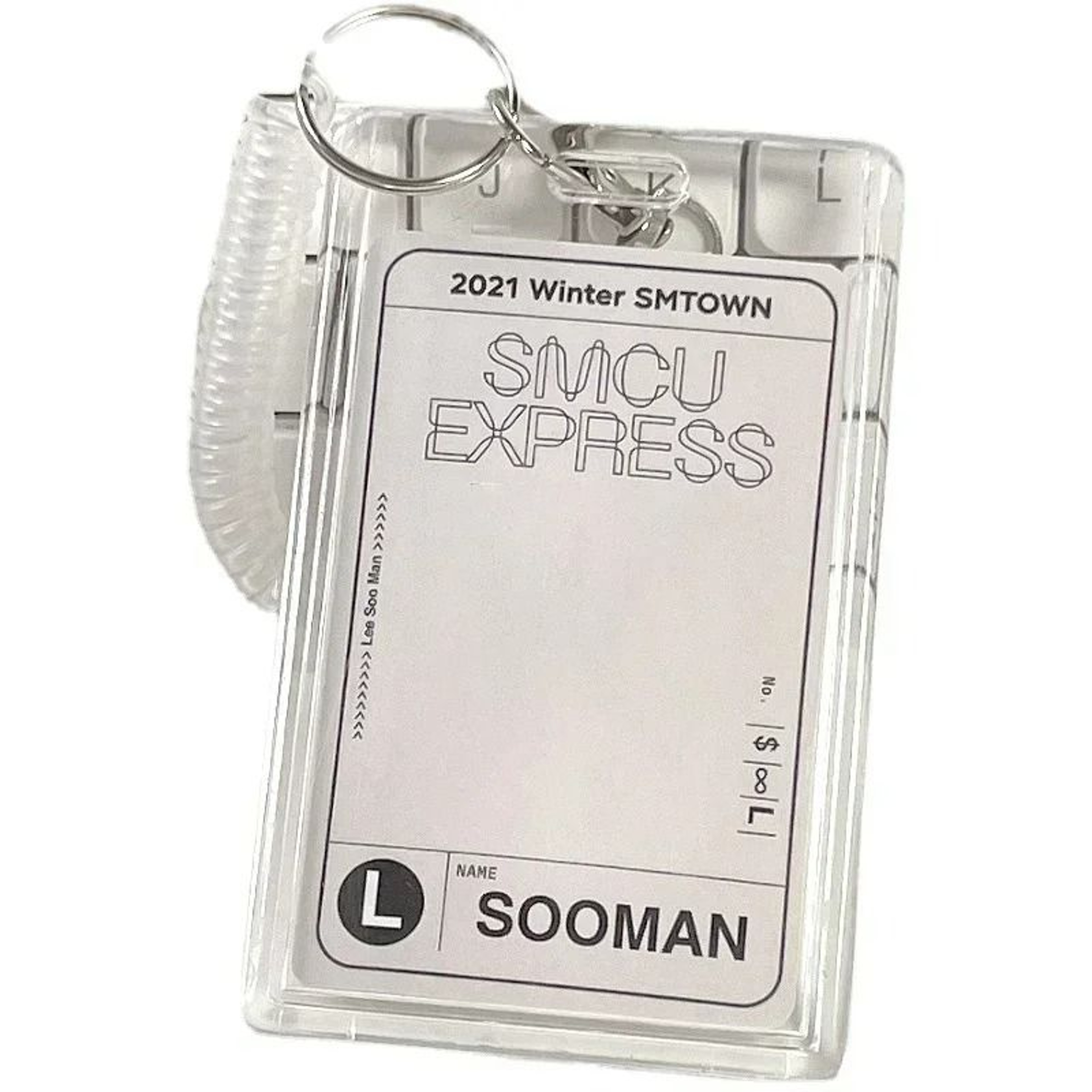 Clear Acrylic ID  Access Card Protective Sleeve 5