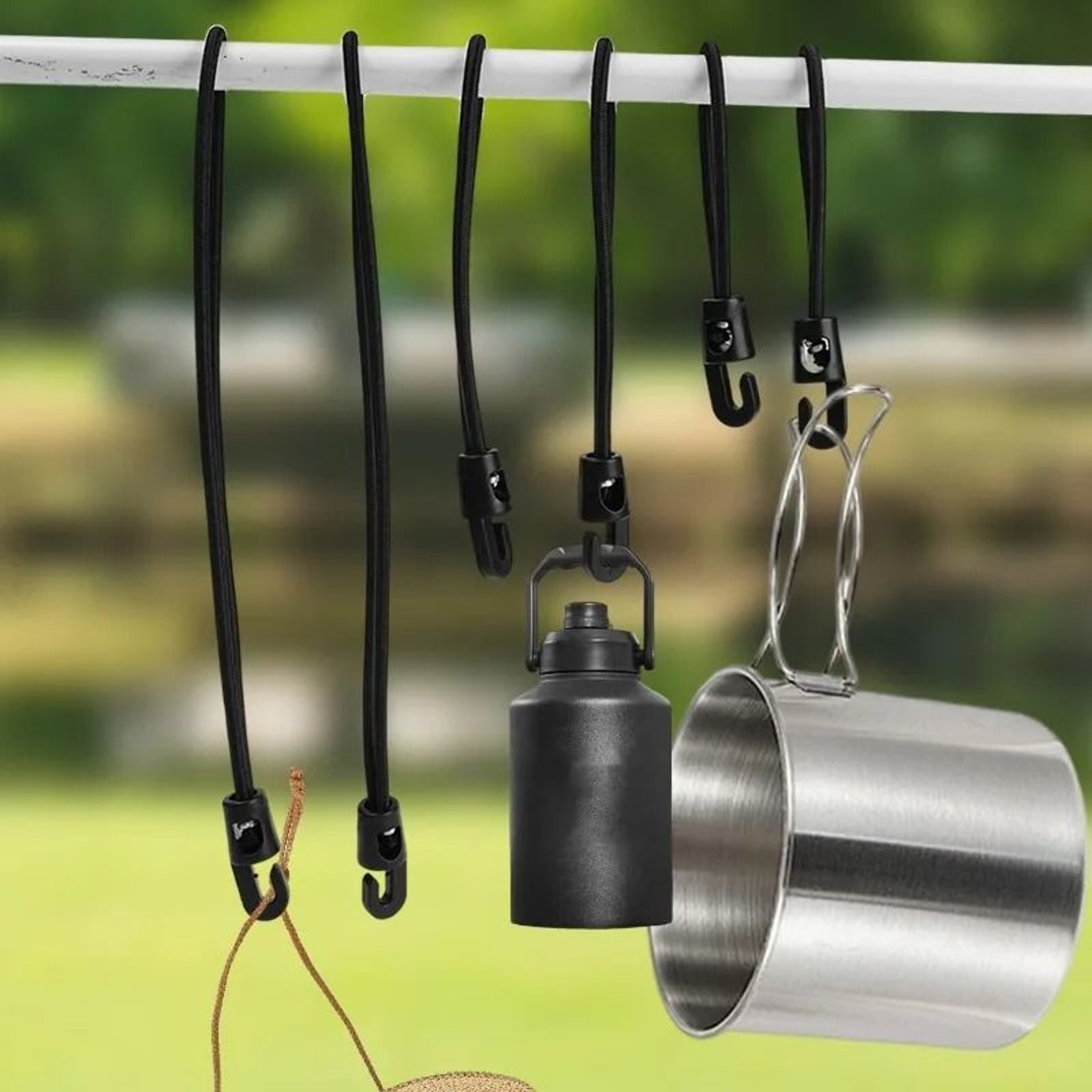10Piece HeavyDuty Bungee Cords With Hooks Set 0