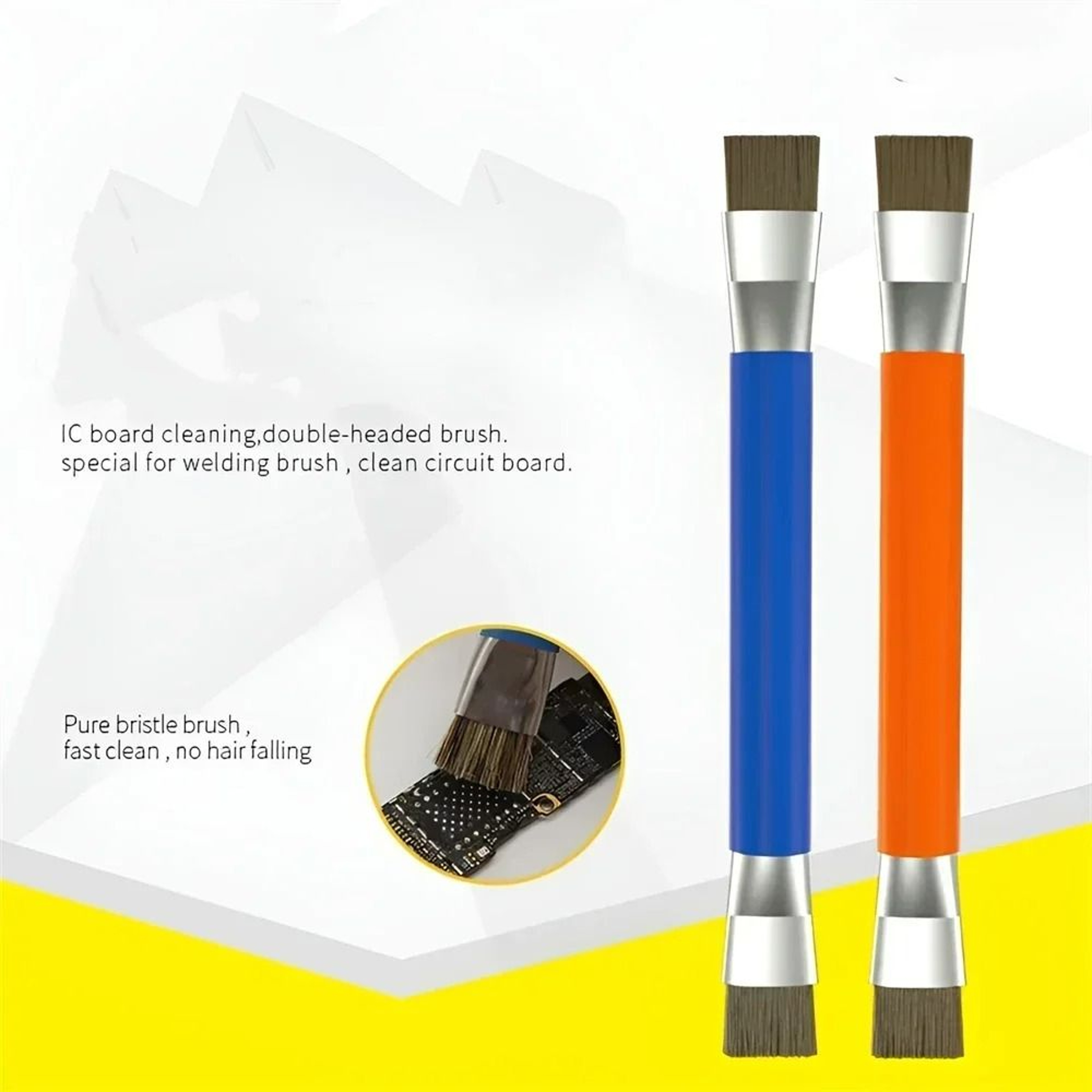 AntiStatic ESD DoubleHeaded Cleaning Brush For PCB  Electronics Repair 3