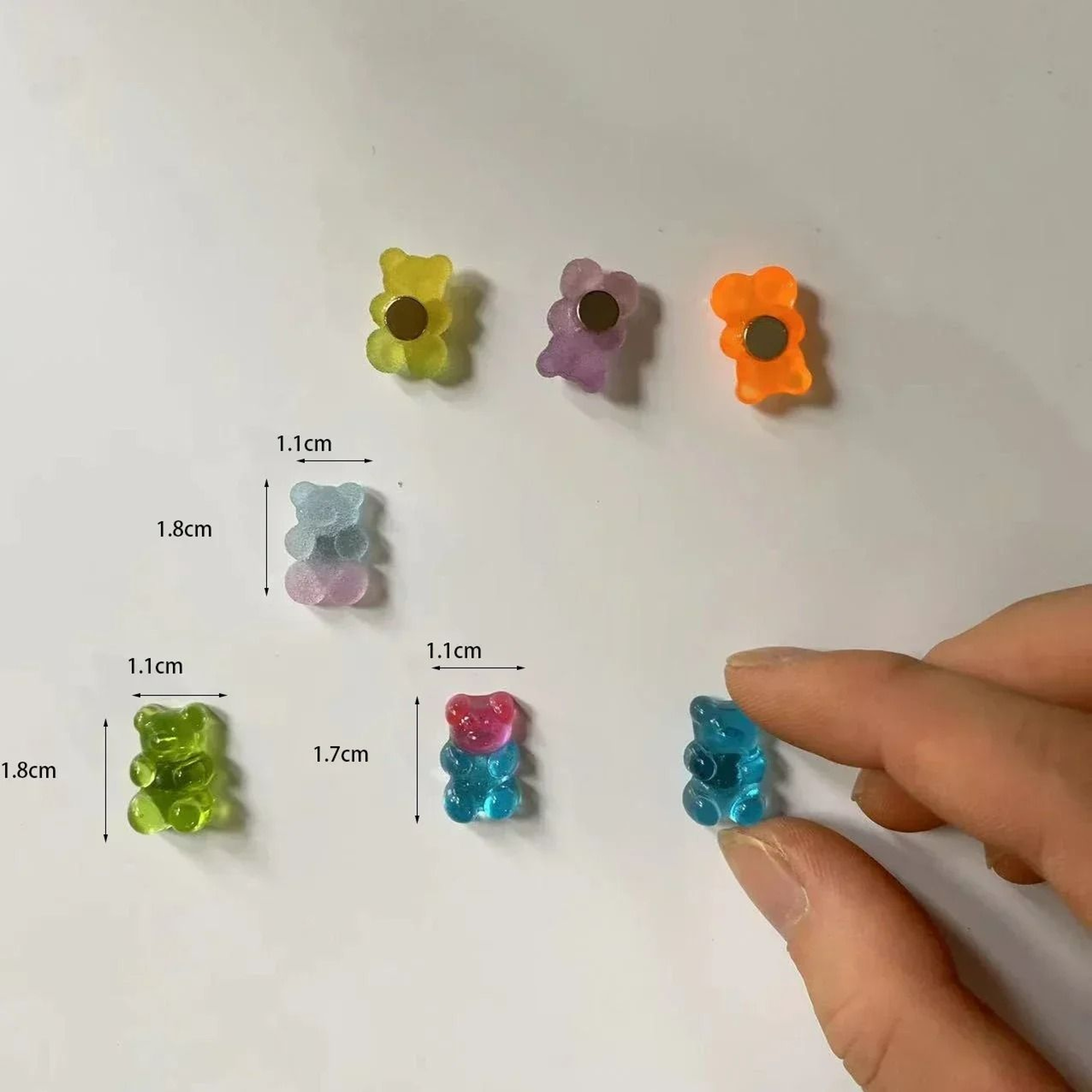 10Piece Sweet Bear Decorative Refrigerator Magnet Set 1