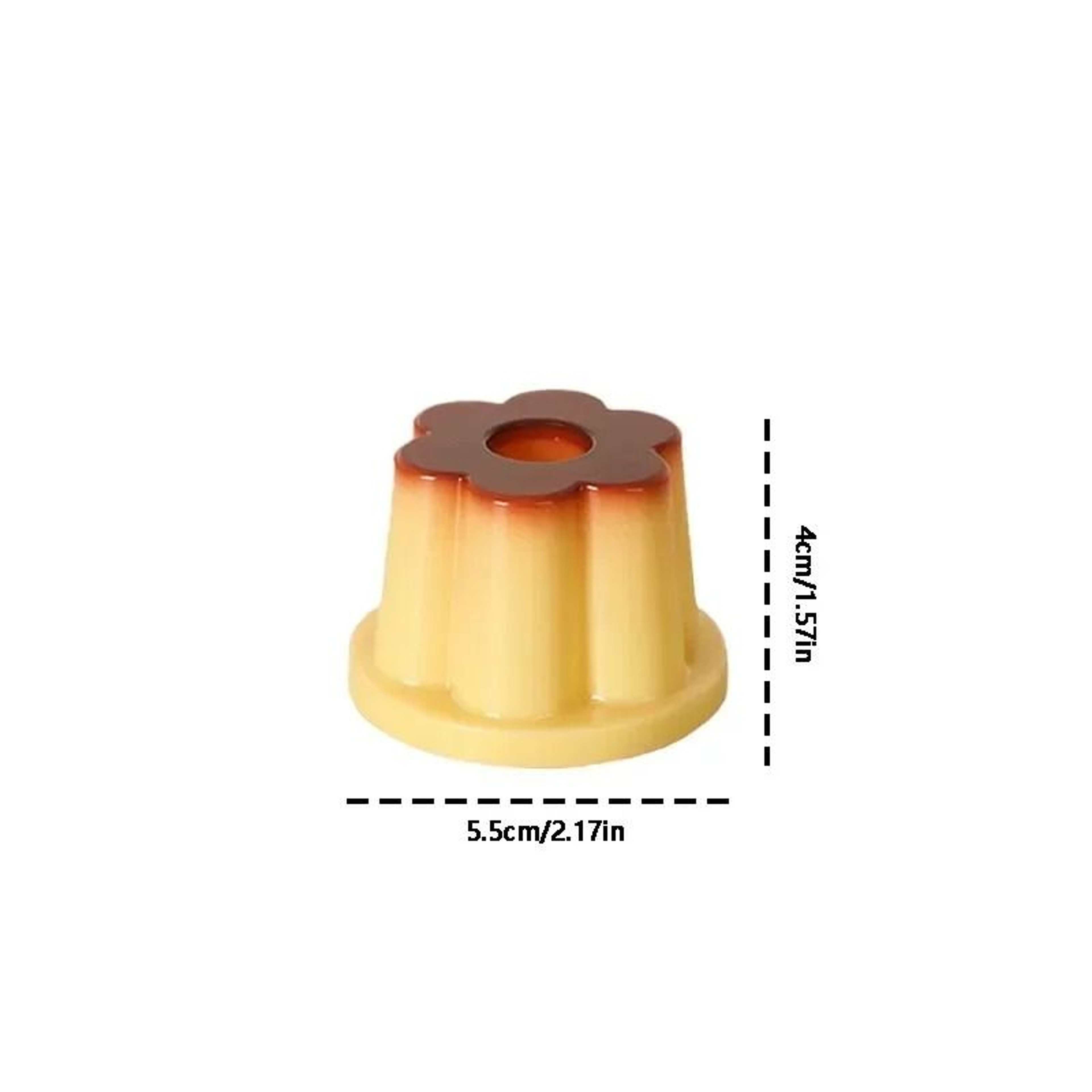 Creative Kawaii Pudding Pen Holder  Desktop Ornament 5