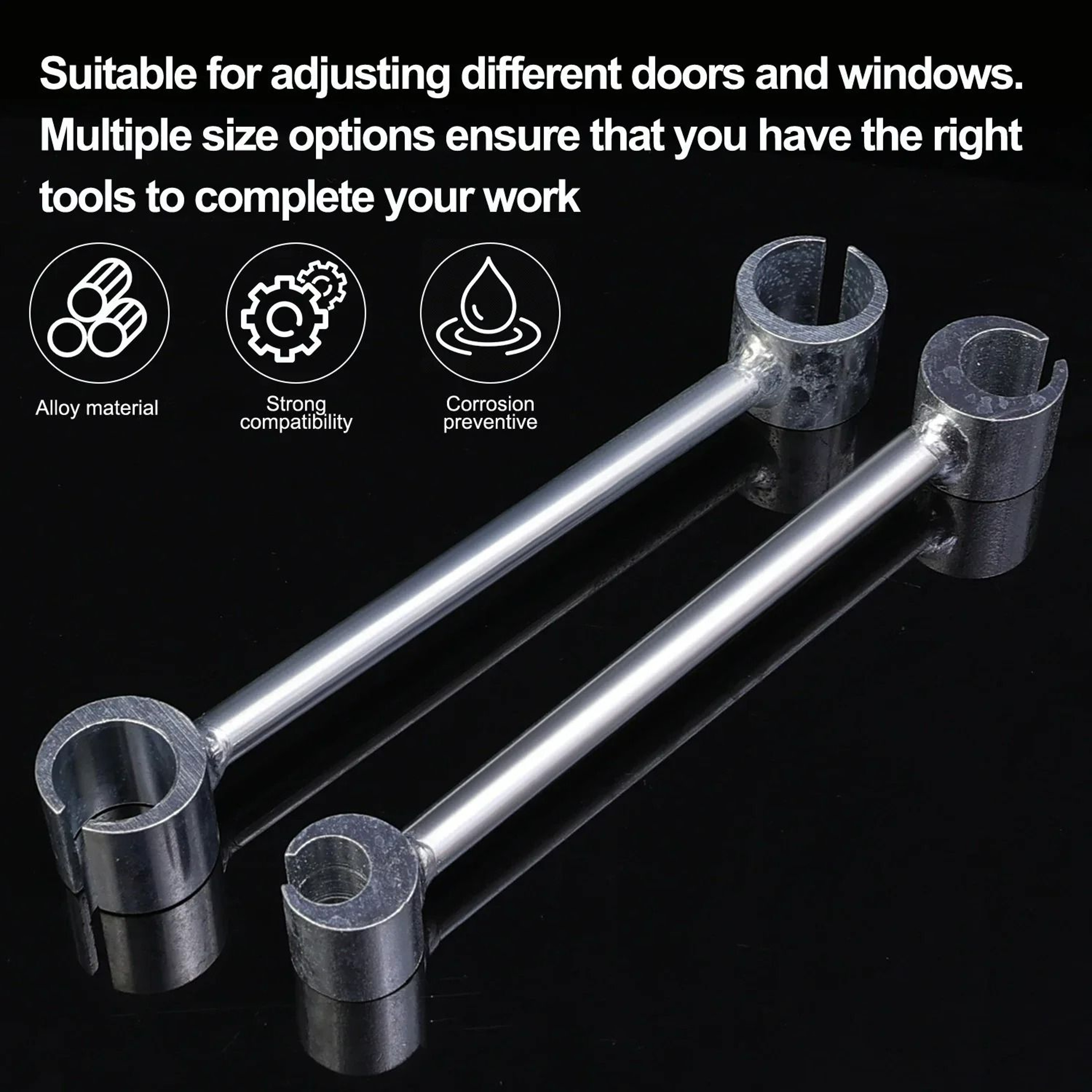 DoubleHead Door Hinge Gap Adjusting Wrench 4