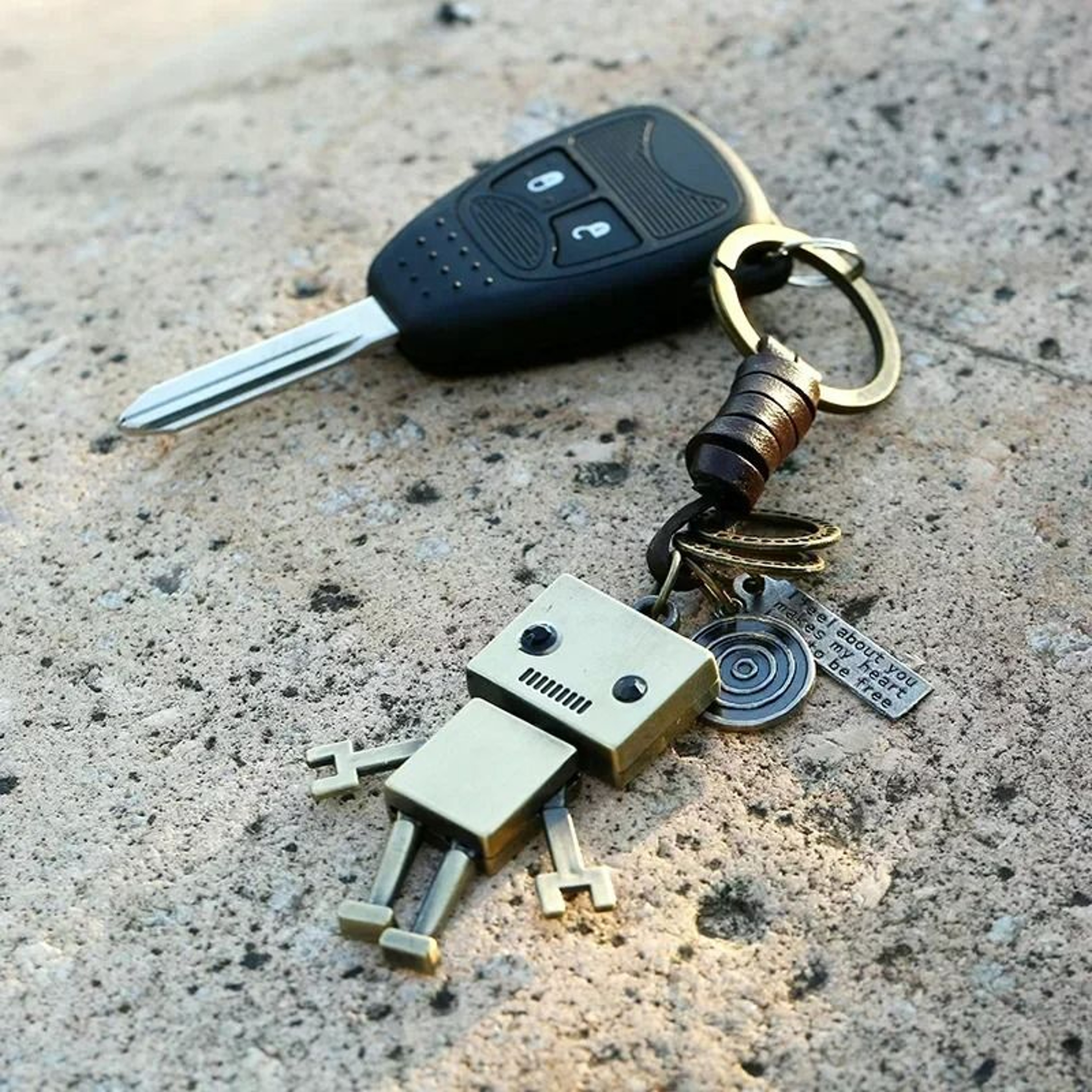 Creative Articulated Alloy Robot Keychain 3