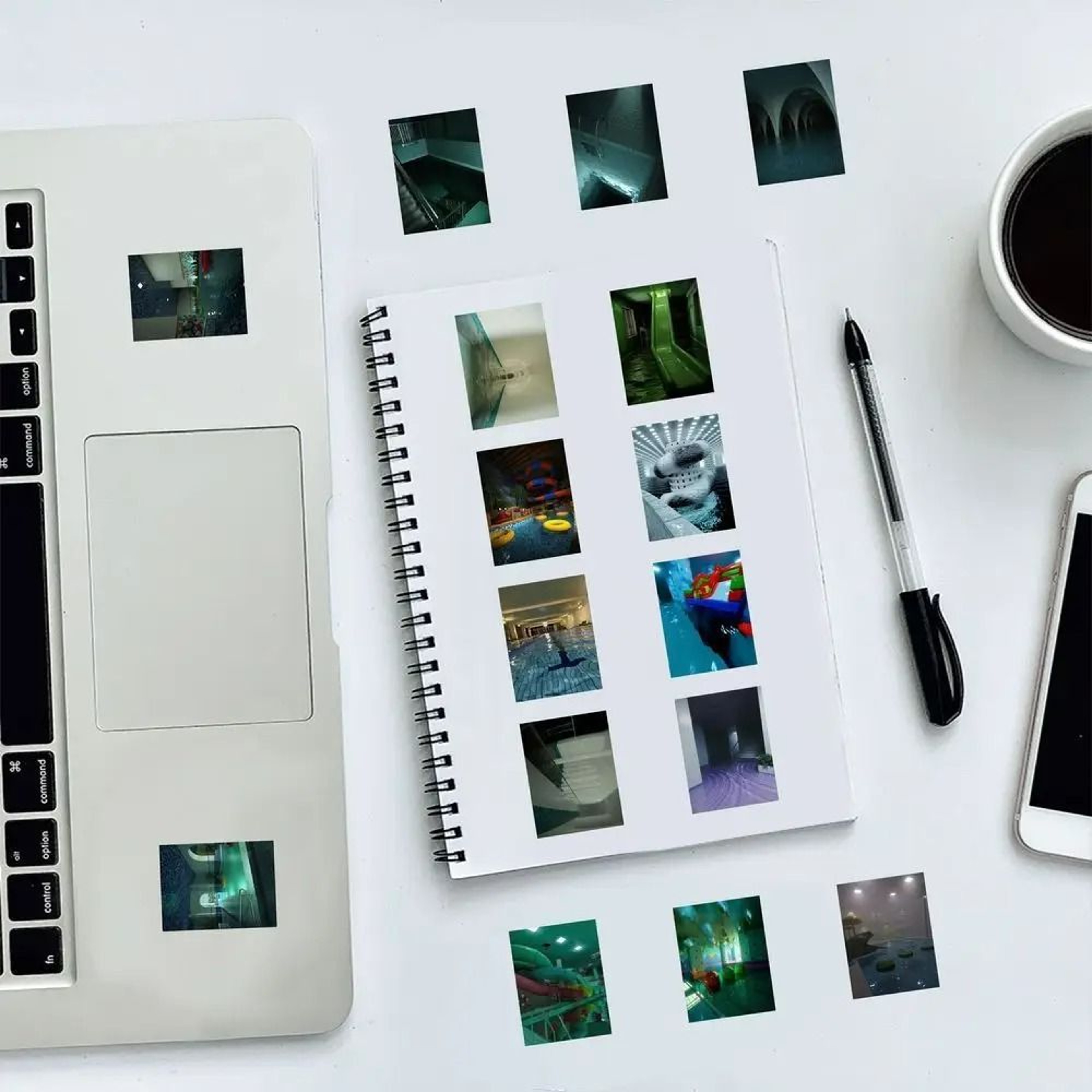 60Piece Poolcore  Dreamcore Liminal Space Retro Sticker Set 4