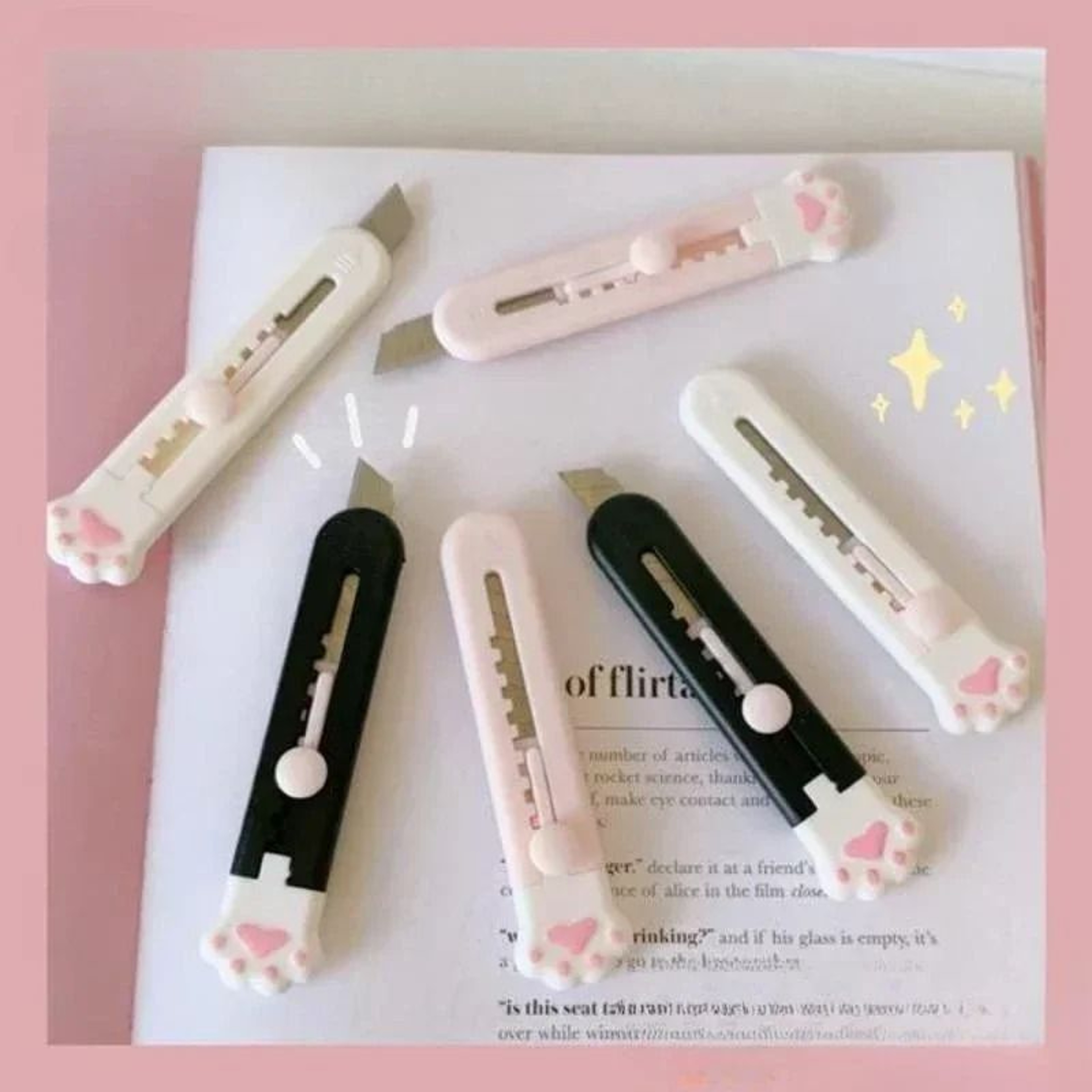 Kawaii Mini Pocket Art Utility Knife  Box Cutter 0
