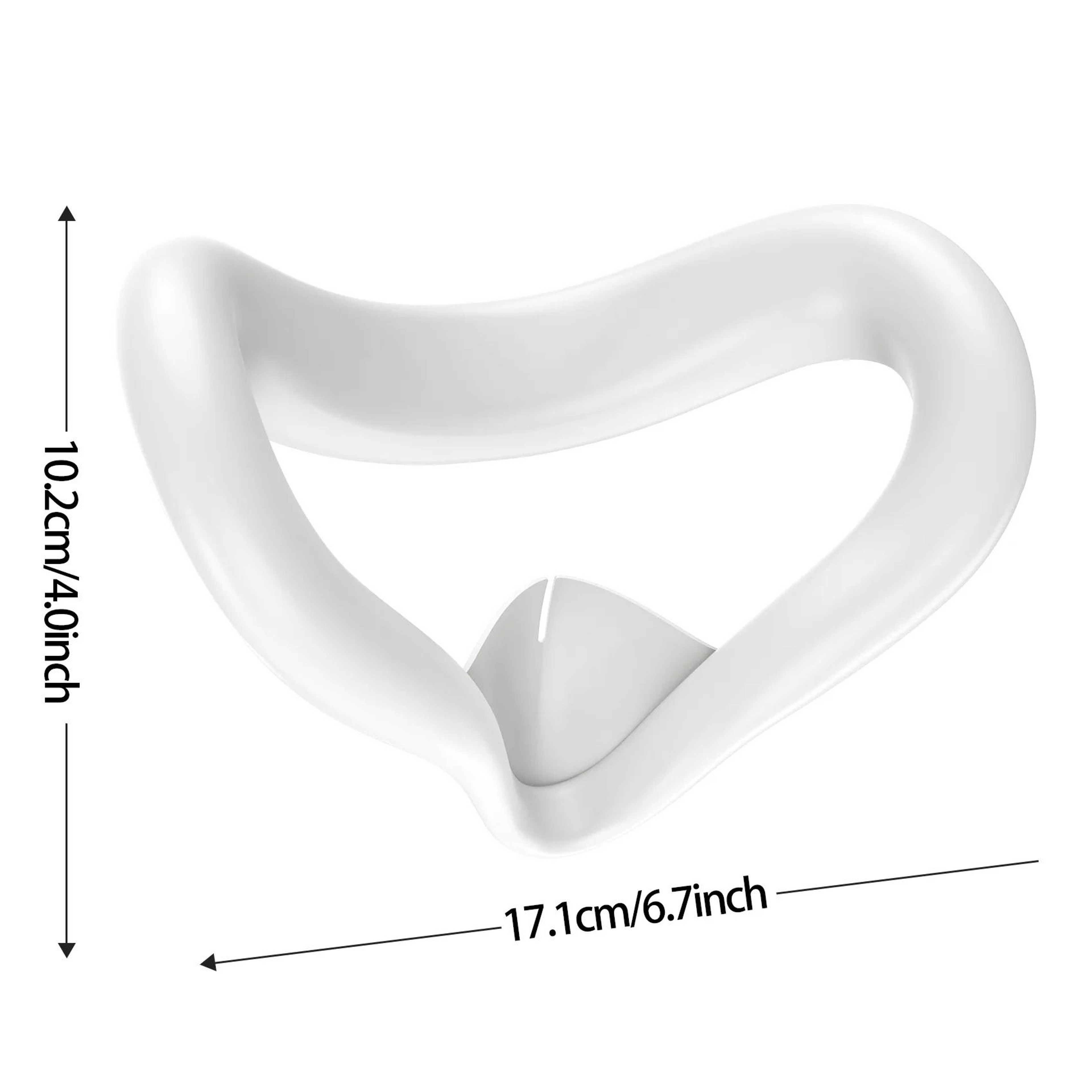 Sweatproof Silicone Face Mask Cover  Lightproof Face Cushion For Meta Quest 3S 5