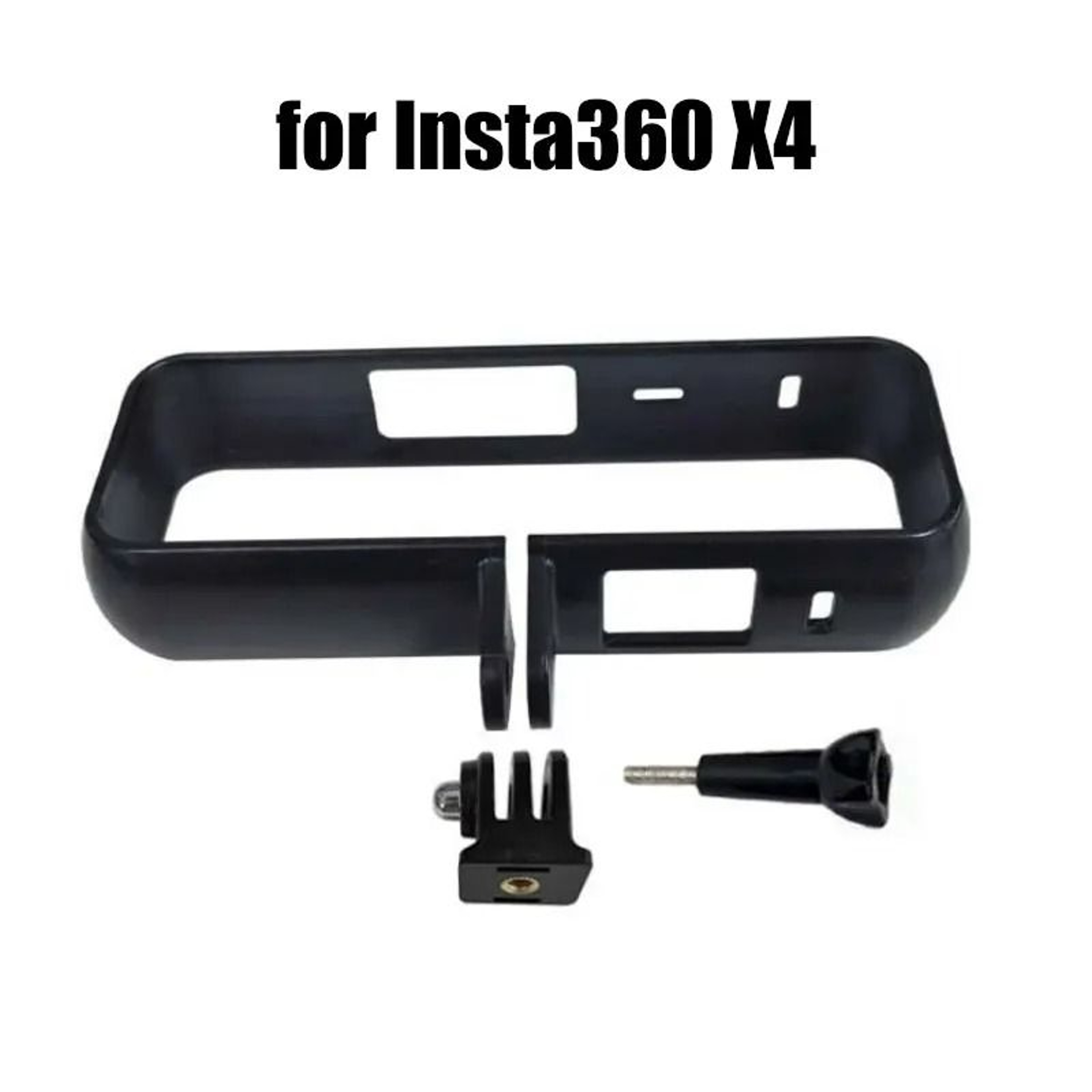 Horizontal Frame SideOpen Fixed Border Bracket Mount Adapter For Insta360 Action Cameras 7