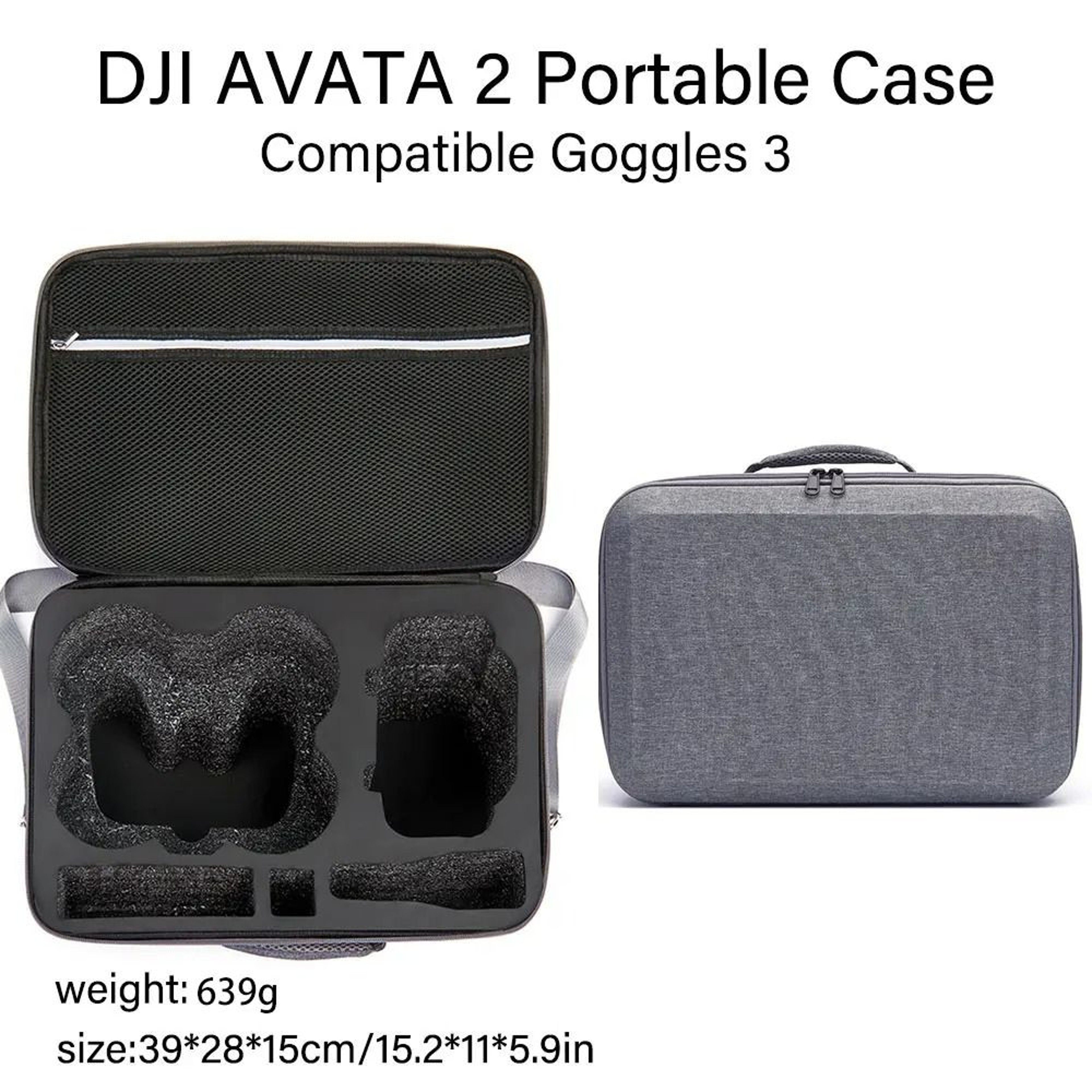 Hard Shell Shoulder Bag  Carrying Case For DJI Avata 2 6