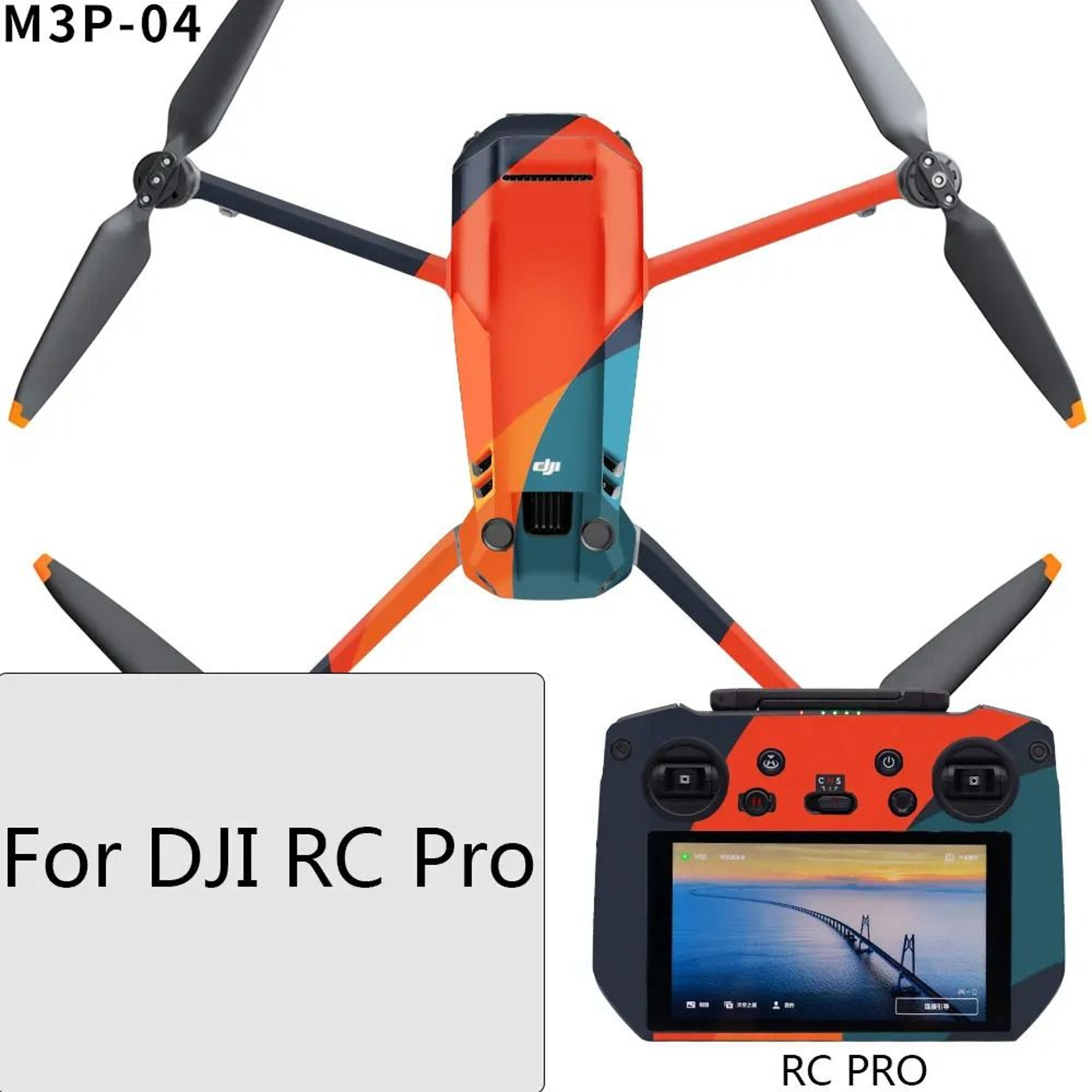 Full Body Waterproof PVC Protective Skin Decal Kit For DJI Mavic 3 Pro 7