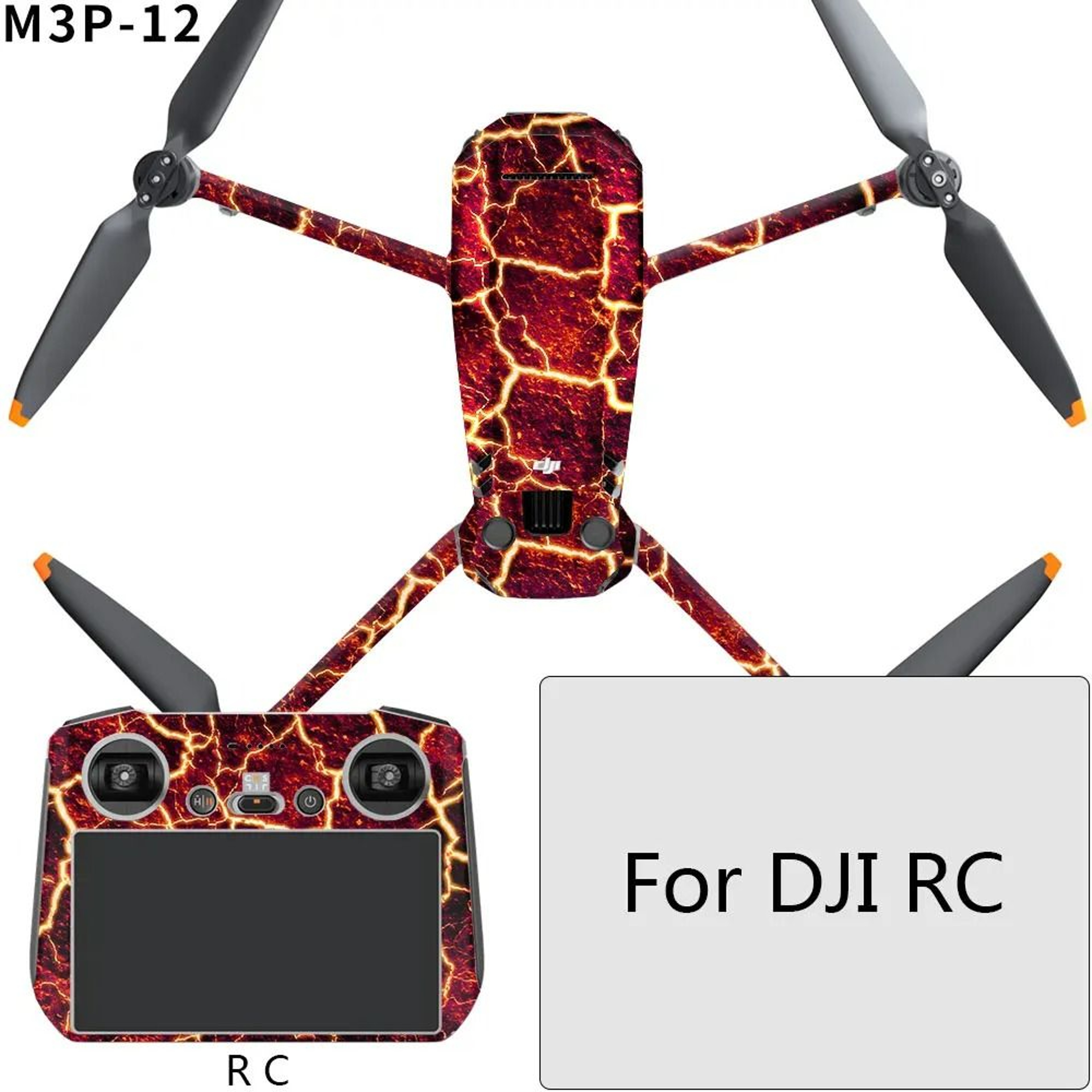 Full Body Waterproof PVC Protective Skin Decal Kit For DJI Mavic 3 Pro 20