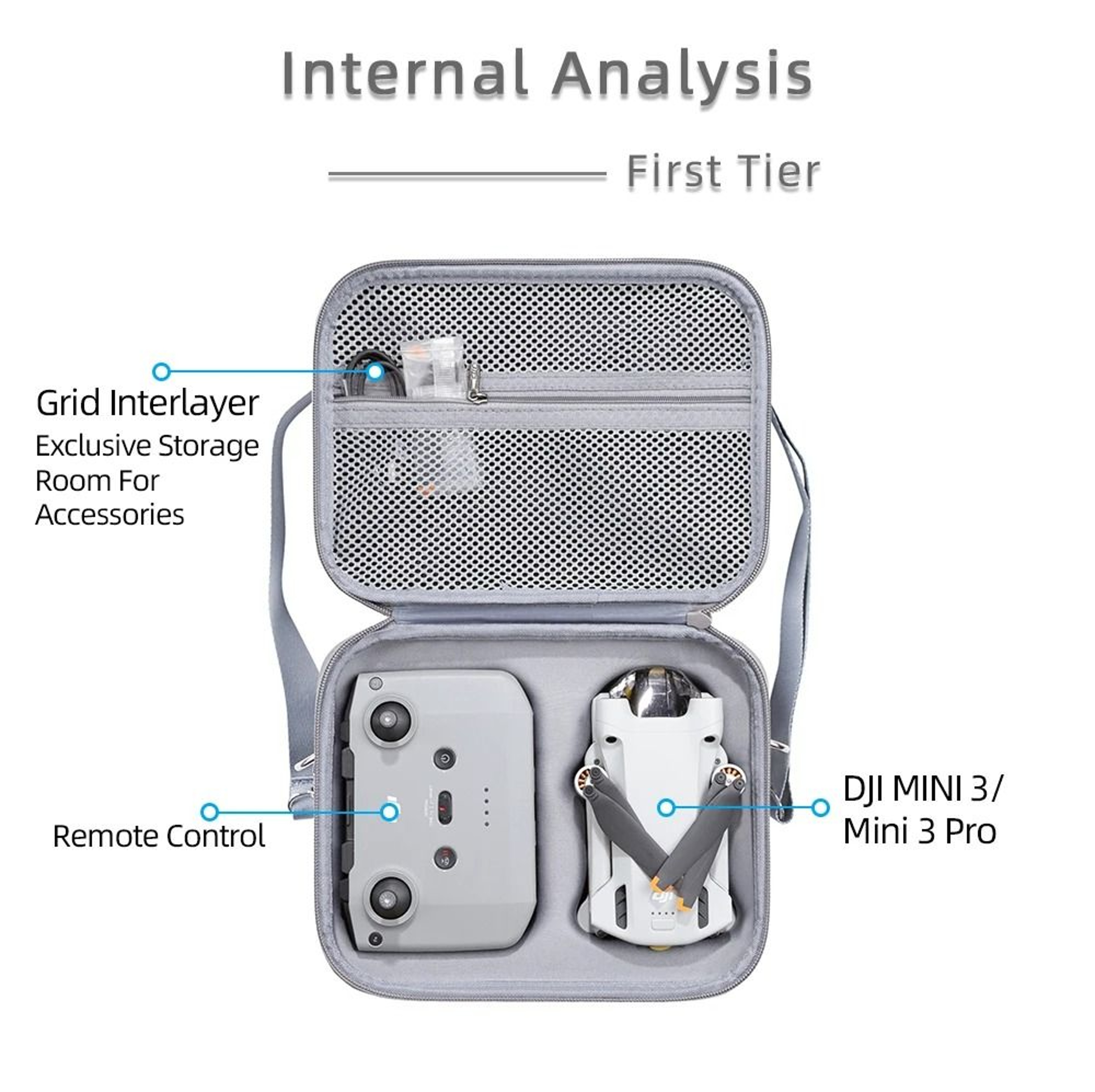Portable Storage Shoulder Bag  Carrying Case For DJI Mini 3  Mini 3 Pro 4