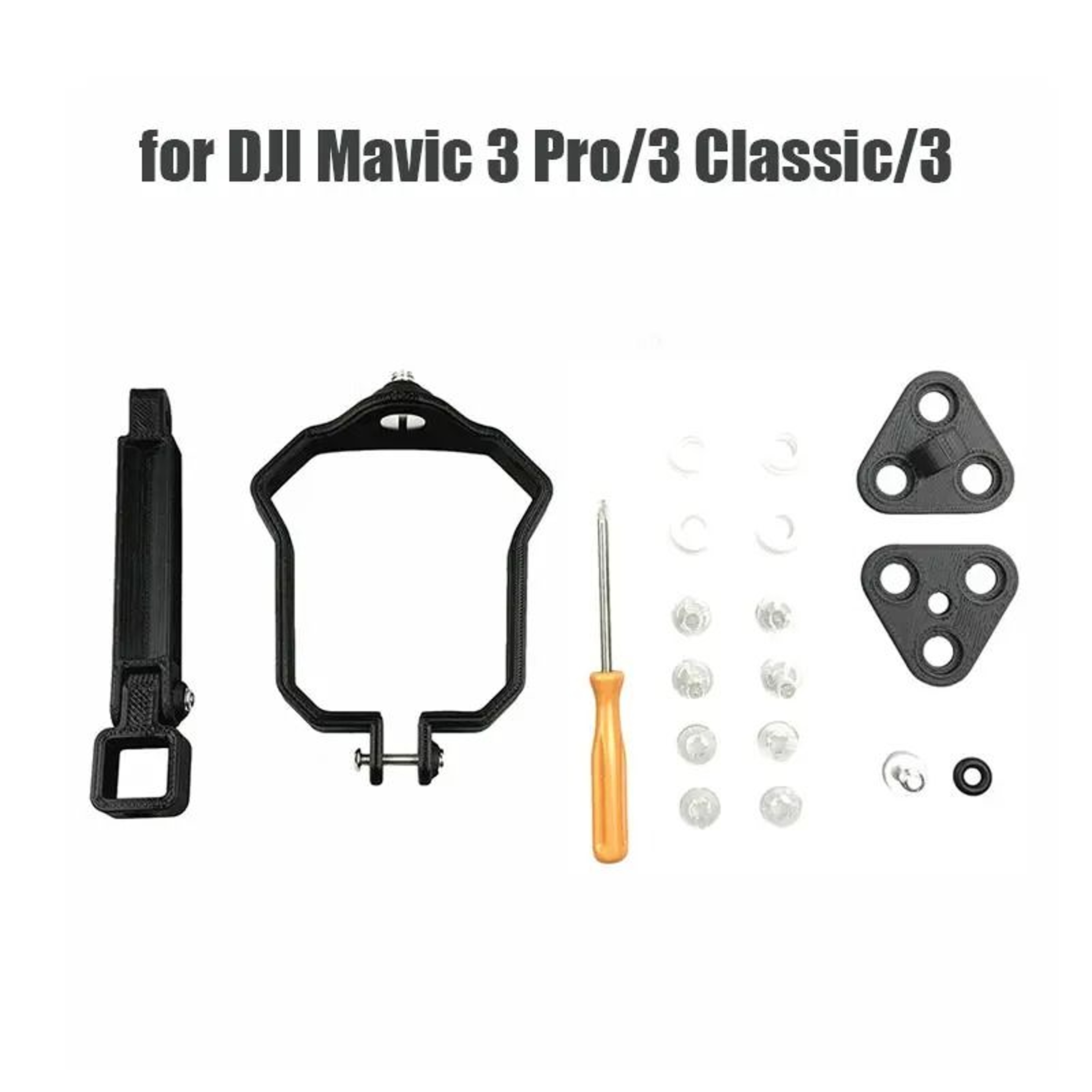 Extended Top Mount Bracket Holder  Action Camera Adapter For DJI Drones 7