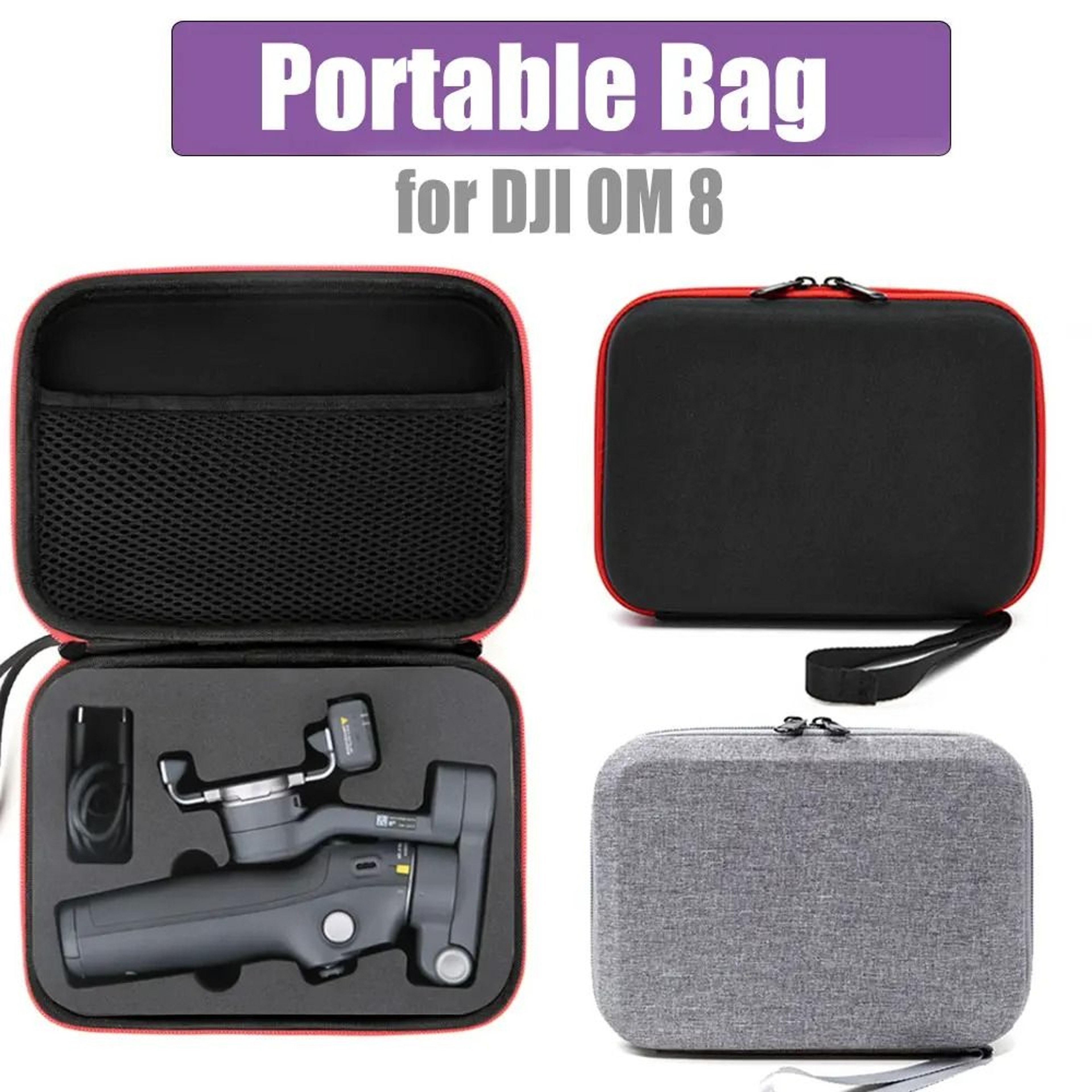 Portable Hard Shell Carrying Case  Storage Handbag For DJI Osmo Mobile 8 1