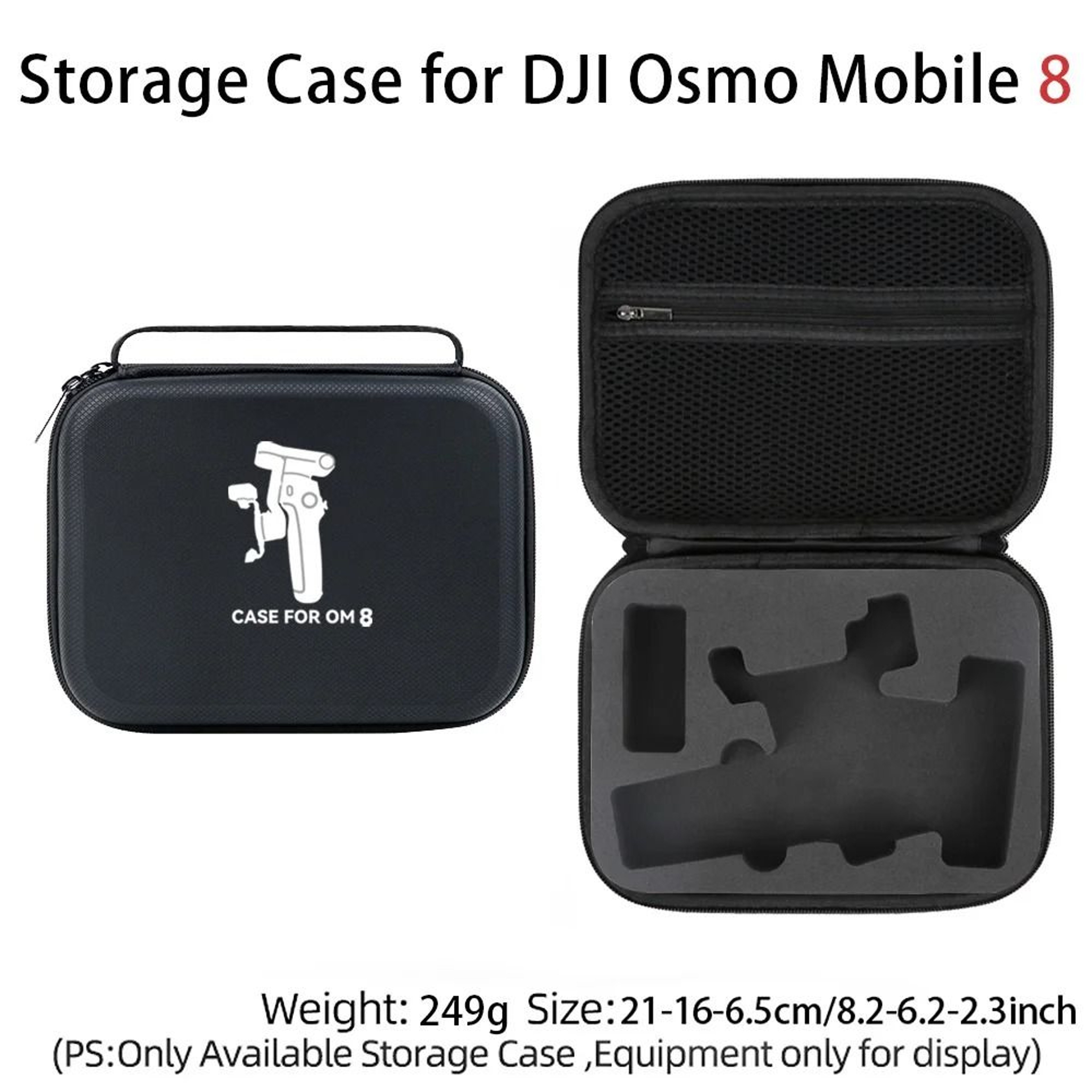 Portable Hard Shell Carrying Case  Storage Handbag For DJI Osmo Mobile 8 10
