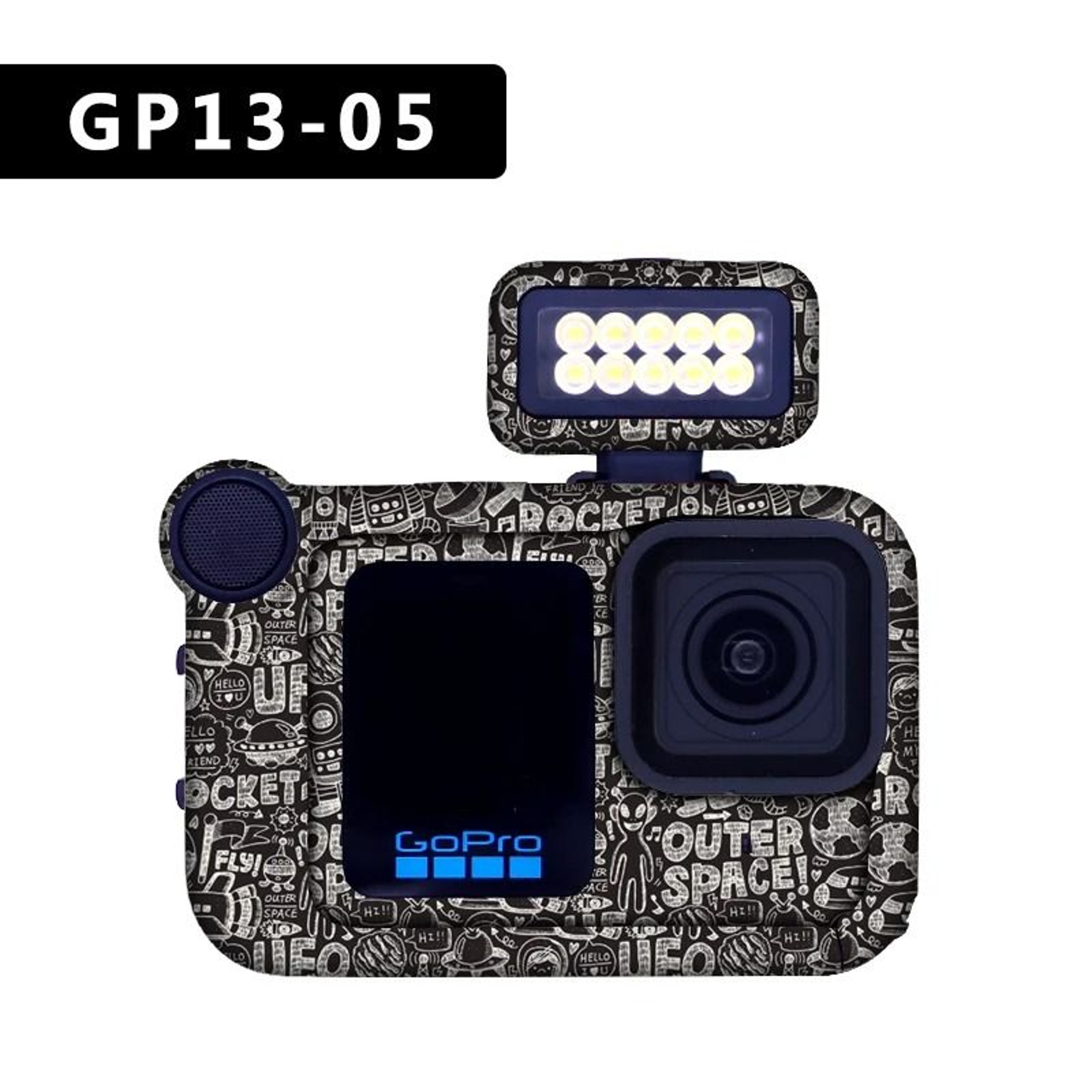 Full Surround AntiScratch Waterproof PVC Protective Skin Decal Kit For GoPro Hero 13 Black 8