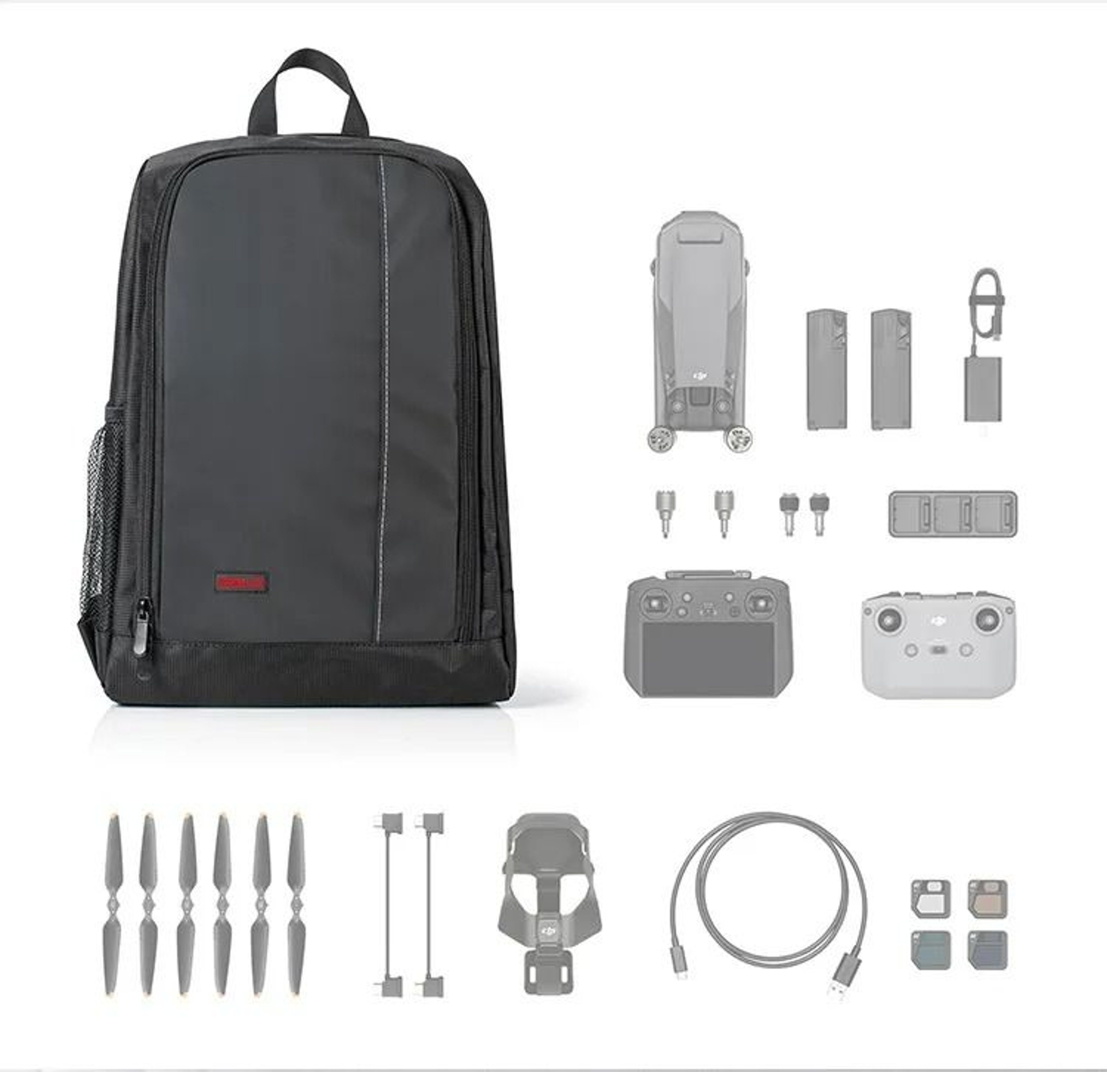 MultiFunction Outdoor Travel Backpack  Carrying Case With DIY Customizable Liner For DJI Mavic 3 Se 2