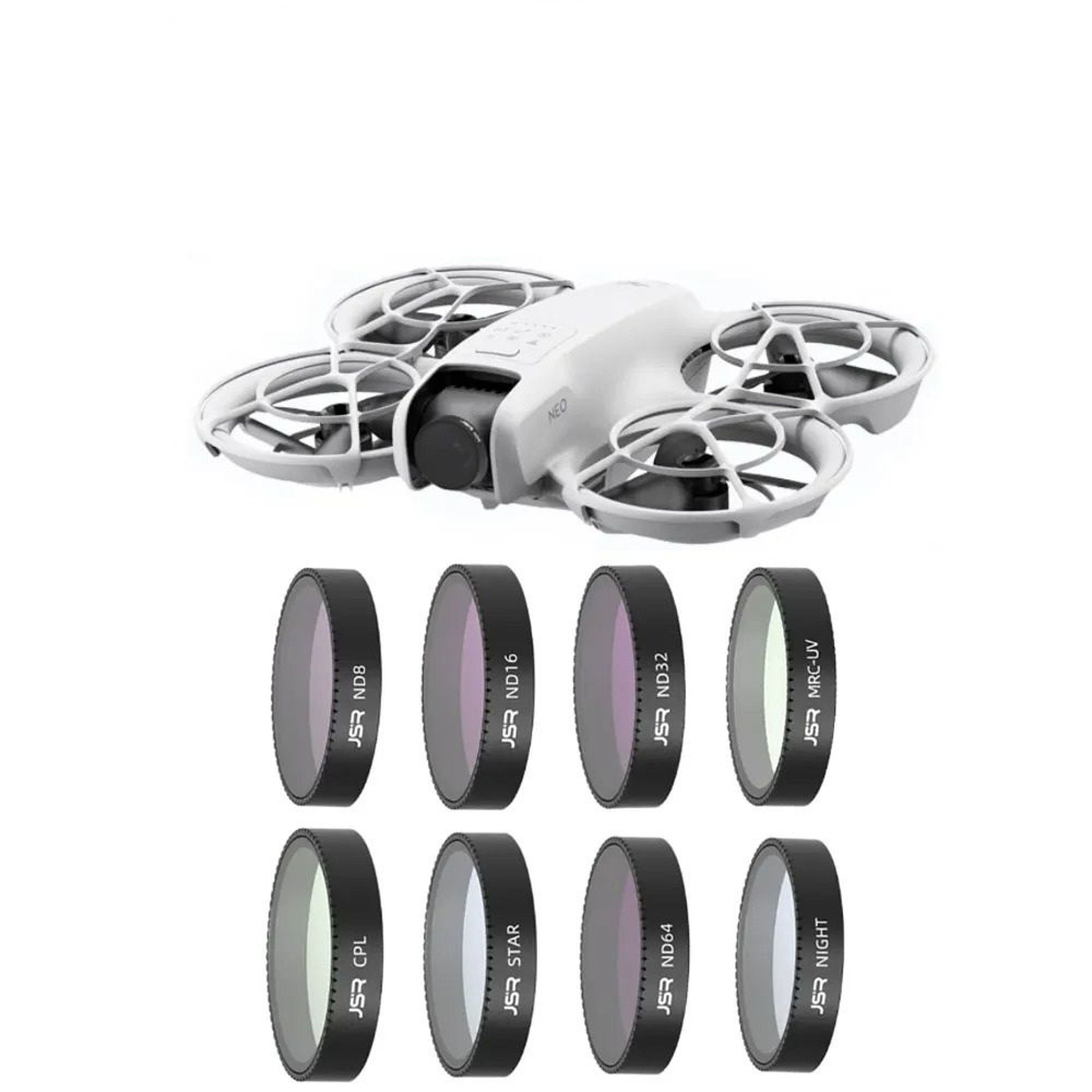 Optical Glass HD Camera Lens Filters Set For DJI Neo Drone 0