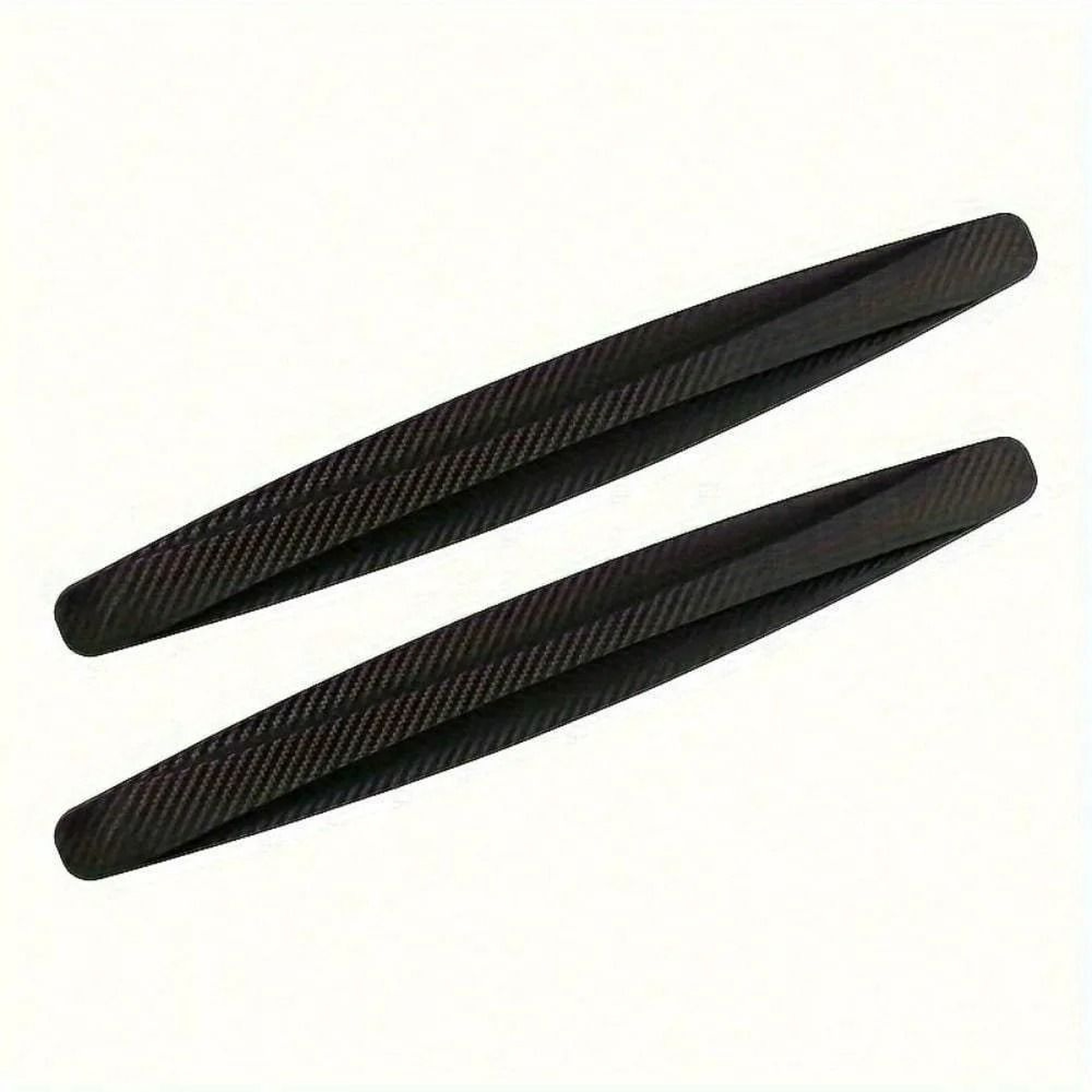 2Piece Universal AntiCollision Rubber Front  Rear Bumper Corner Guards  ScratchResistant Lip Protec 0